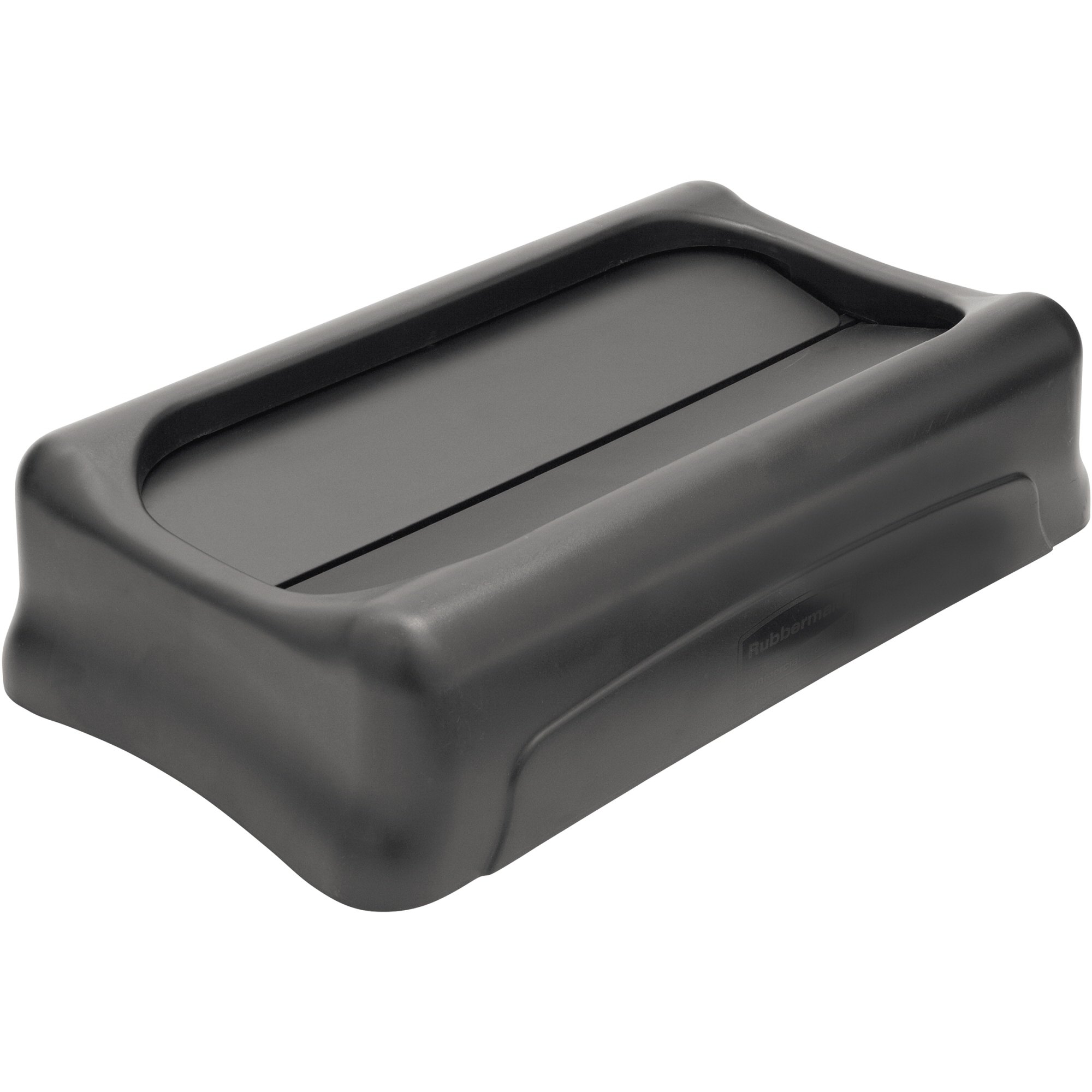 Rubbermaid Abfalltonnendeckel Rubbermaid Slim Jim® Abfalleimer 1971258, 1955959, FG354060GRAY, FG354060BLA 28,96 x 12,7 x 52,07 cm (B x H x T) Polypropylen schwarz