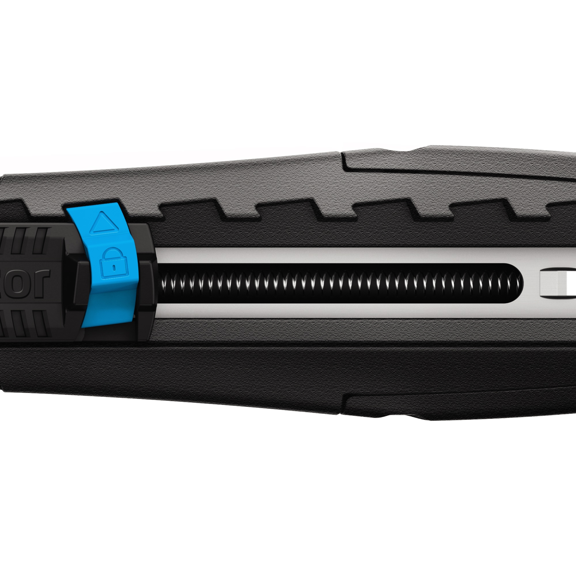MARTOR Sicherheitsmesser SECUBASE 383 Mehrweg 17,9mm 78mm Stahl schwarz/cyan