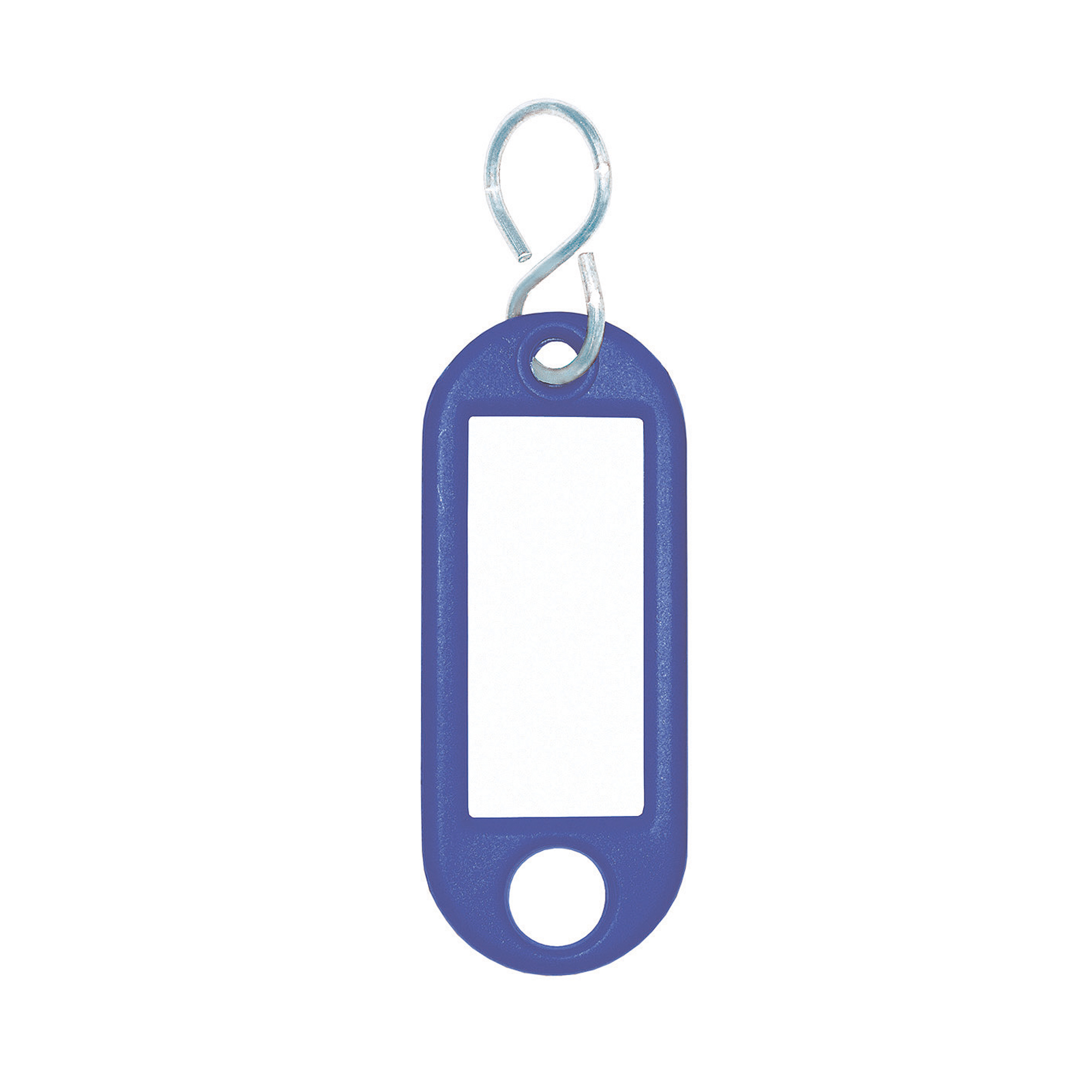 WEDO® Schlüsselanhänger 52 x 21 x 3 mm (B x H x T) S-Haken Kunststoff blau 100 St./Pack.