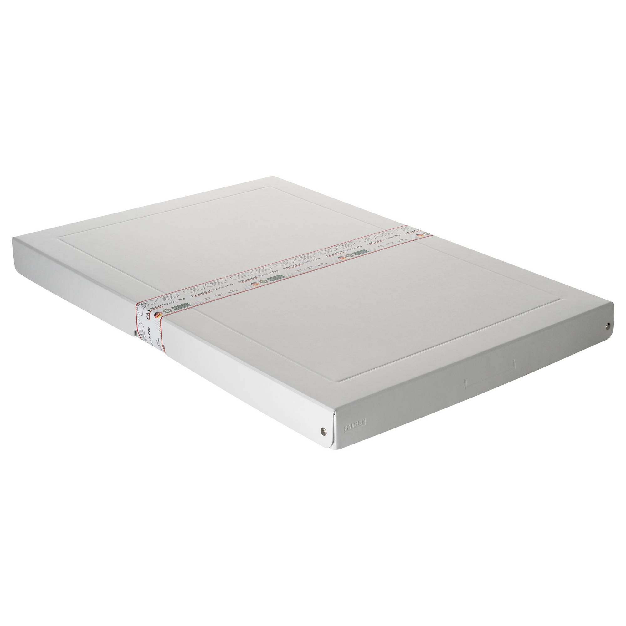 Falken Aufbewahrungsbox PureBox Pro 44 x 4 x 62 cm (B x H x T) DIN A2 Karton weiß