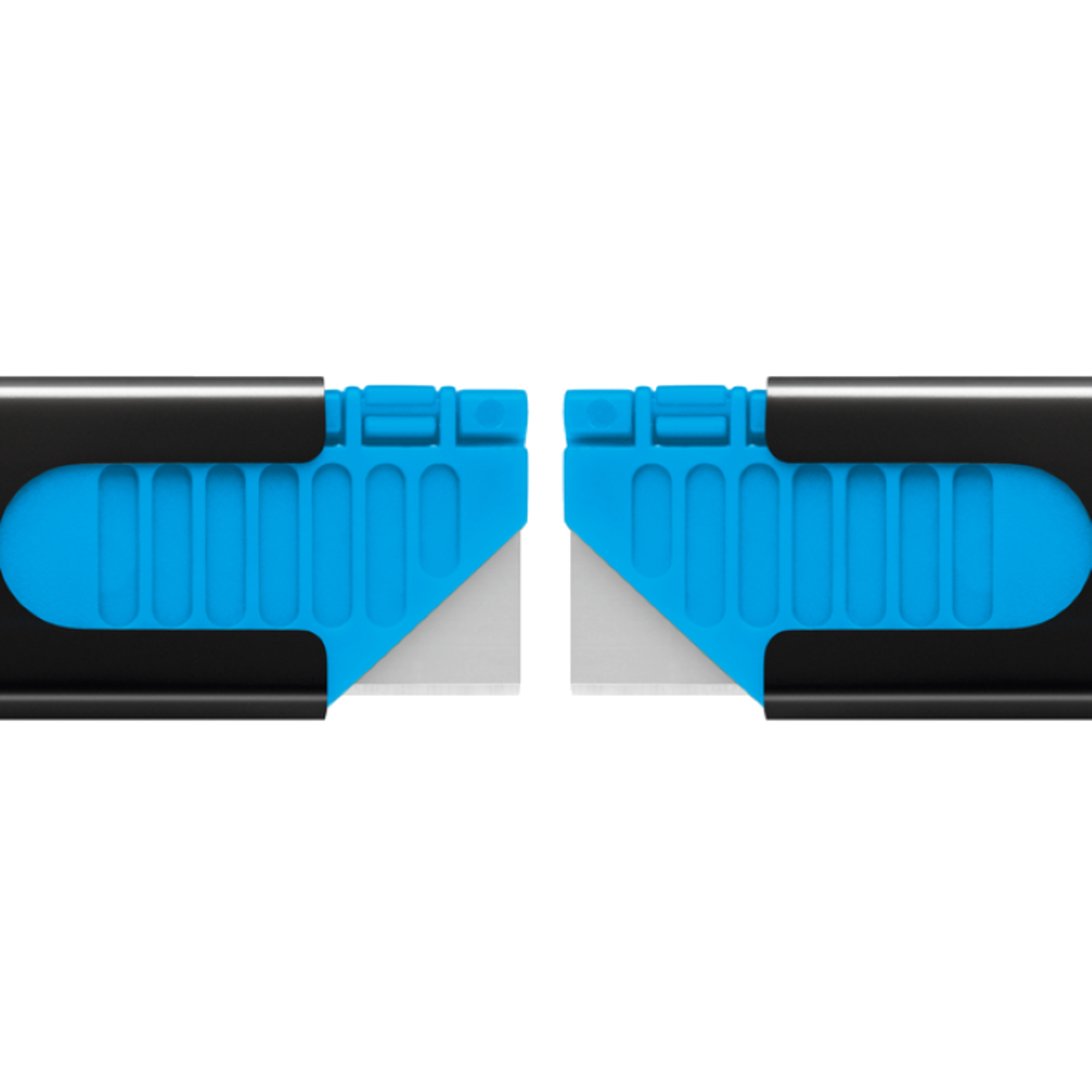 MARTOR Sicherheitsmesser SECUNORM HANDY Mehrweg 39mm 8,5mm Bandstahl schwarz/cyan
