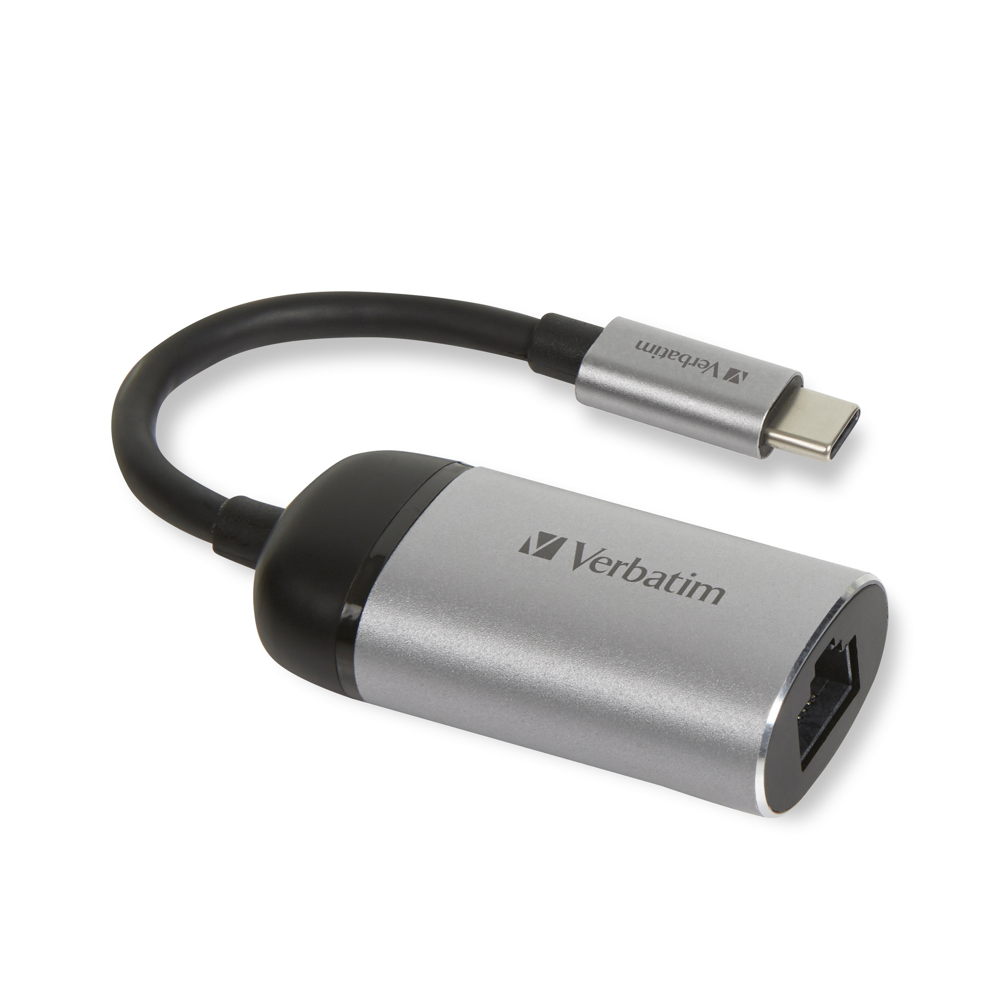 Verbatim Adapter USB-C-Stecker/LAN-Buchse schwarz/grau