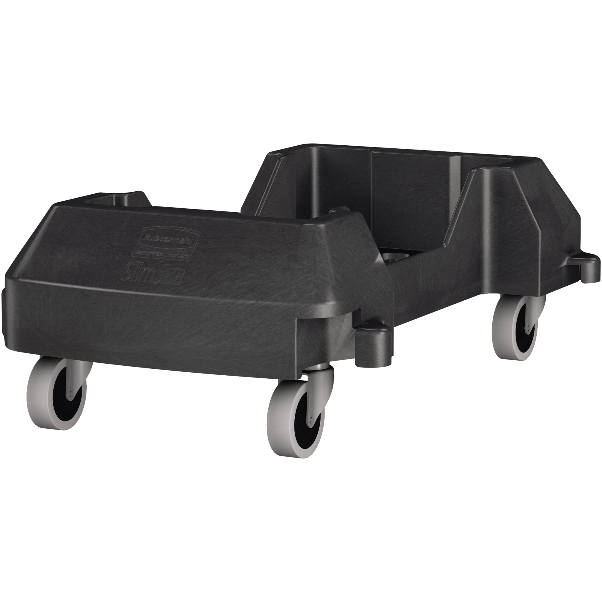 Rubbermaid Transportroller Slim Jim® Rubbermaid Slim Jim® Belüftungskanälen 60 l, 87 l 44.68 x 21.69 cm (B x H) 2,35kg Kunststoff schwarz