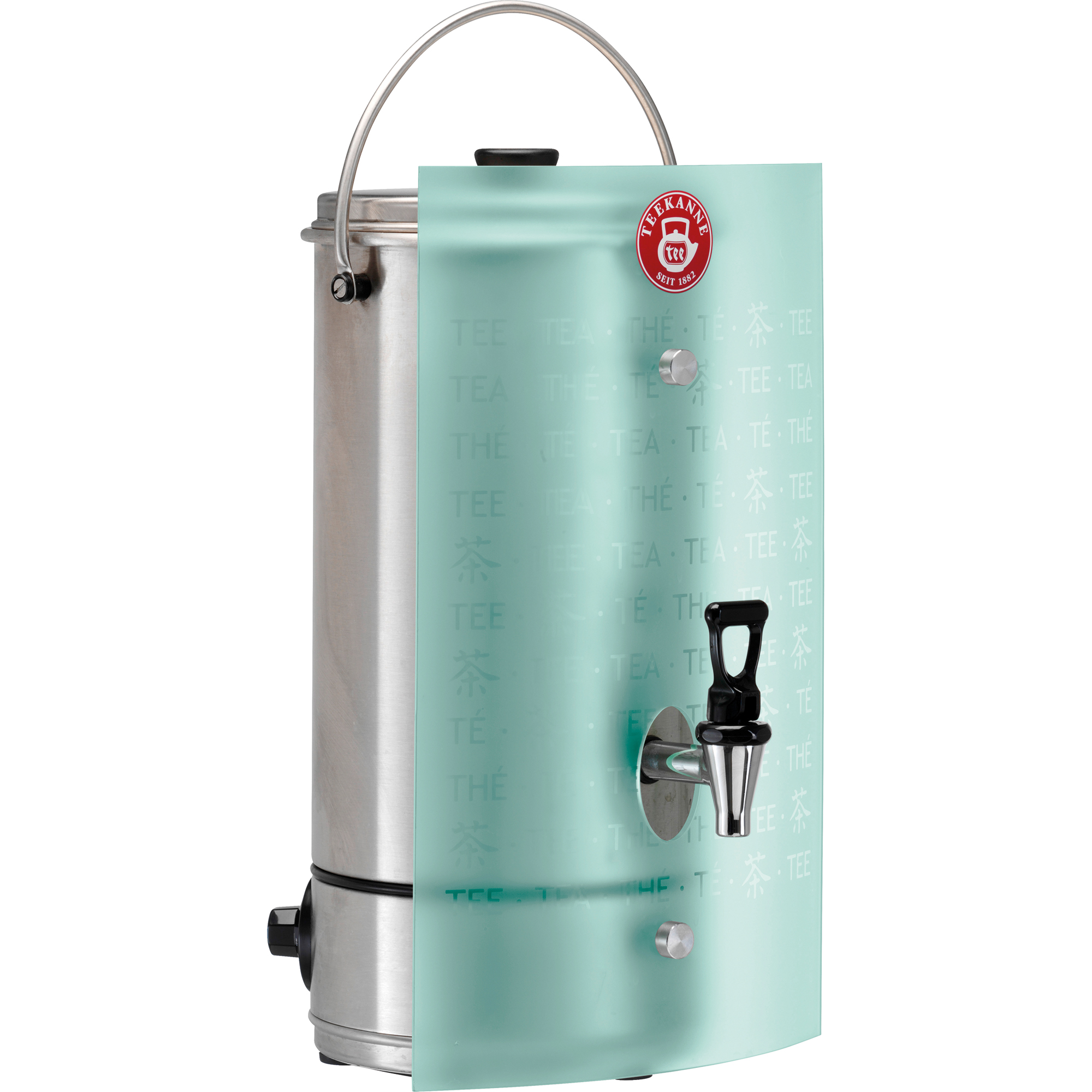 Teekanne Wasserkocher 10l Edelstahl silber