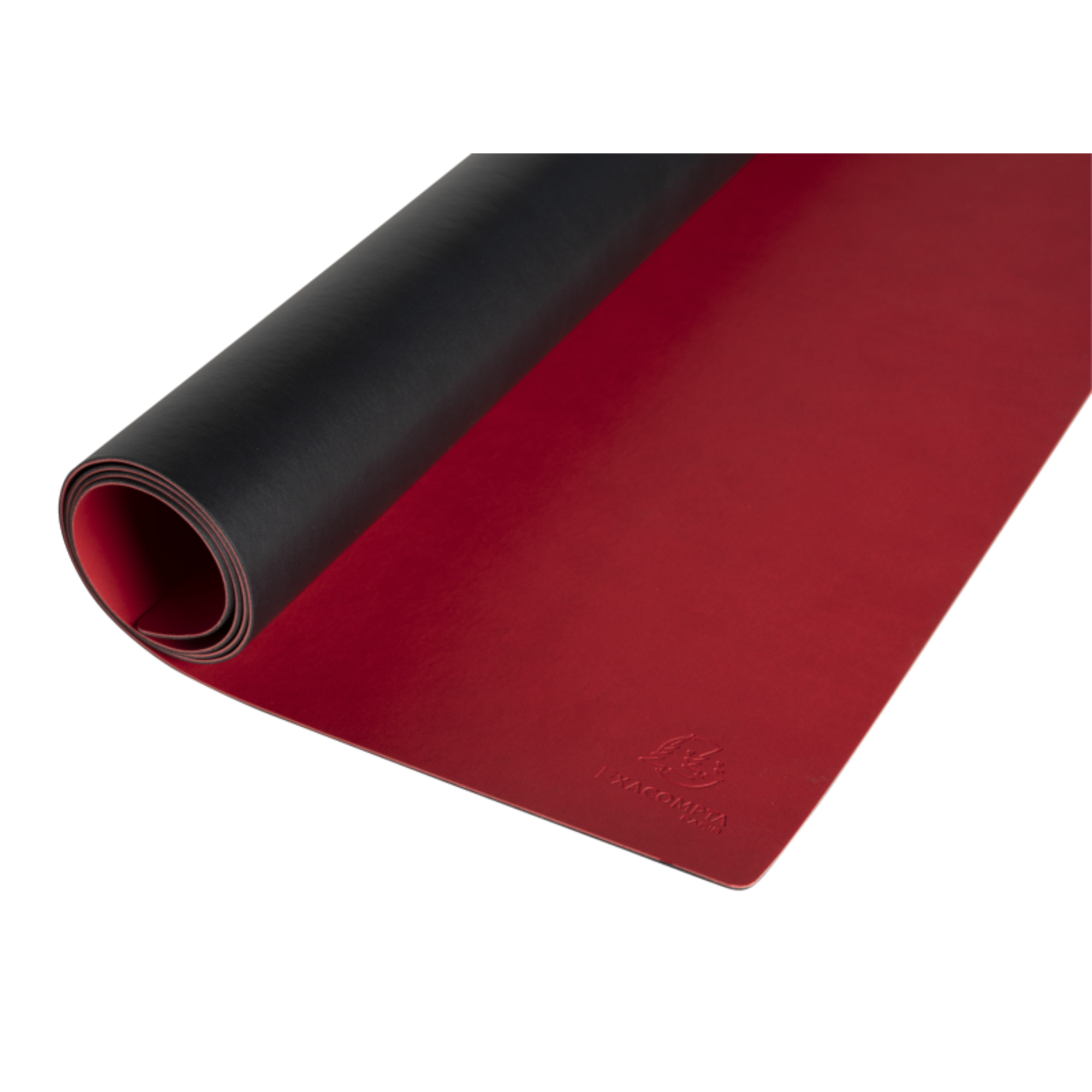 Exacompta Schreibunterlage Home Office 60 x 35 cm (B x H) ohne Kalender Polyurethan schwarz/rot