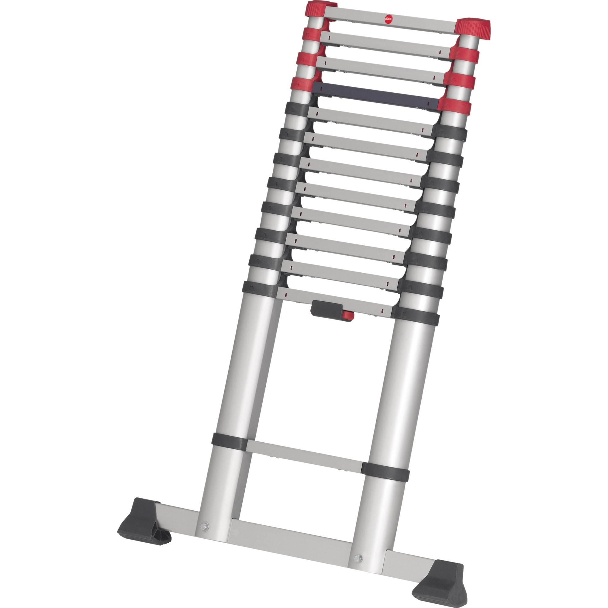 Hailo Teleskopleiter T80 FlexLine 87 cm x 3,8 m (B x H) 150kg Aluminium, eloxiert