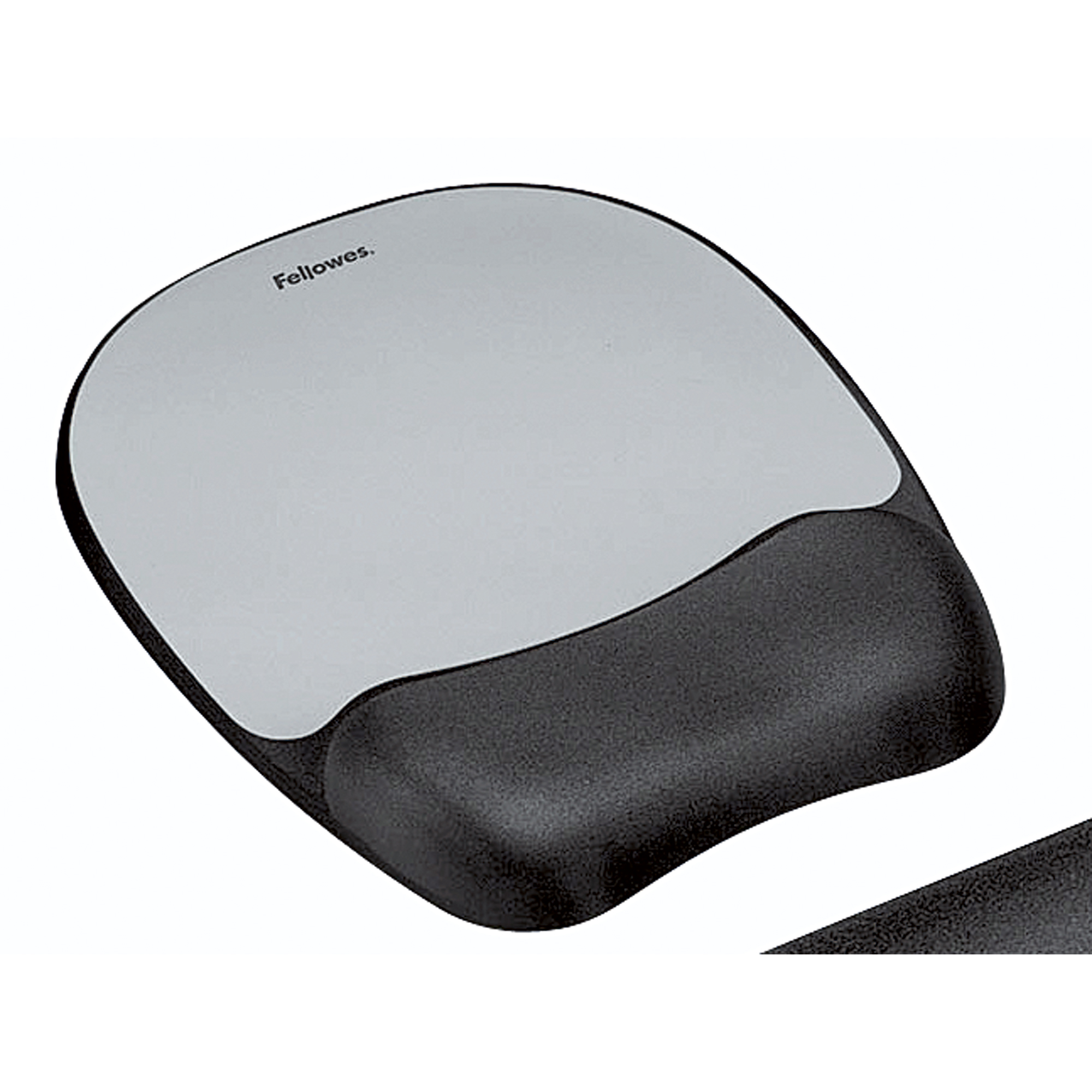Fellowes® Mauspad Memory Foam 20 x 2,5 x 23,34 cm (B x H x T) Kunststoff schwarz/silber