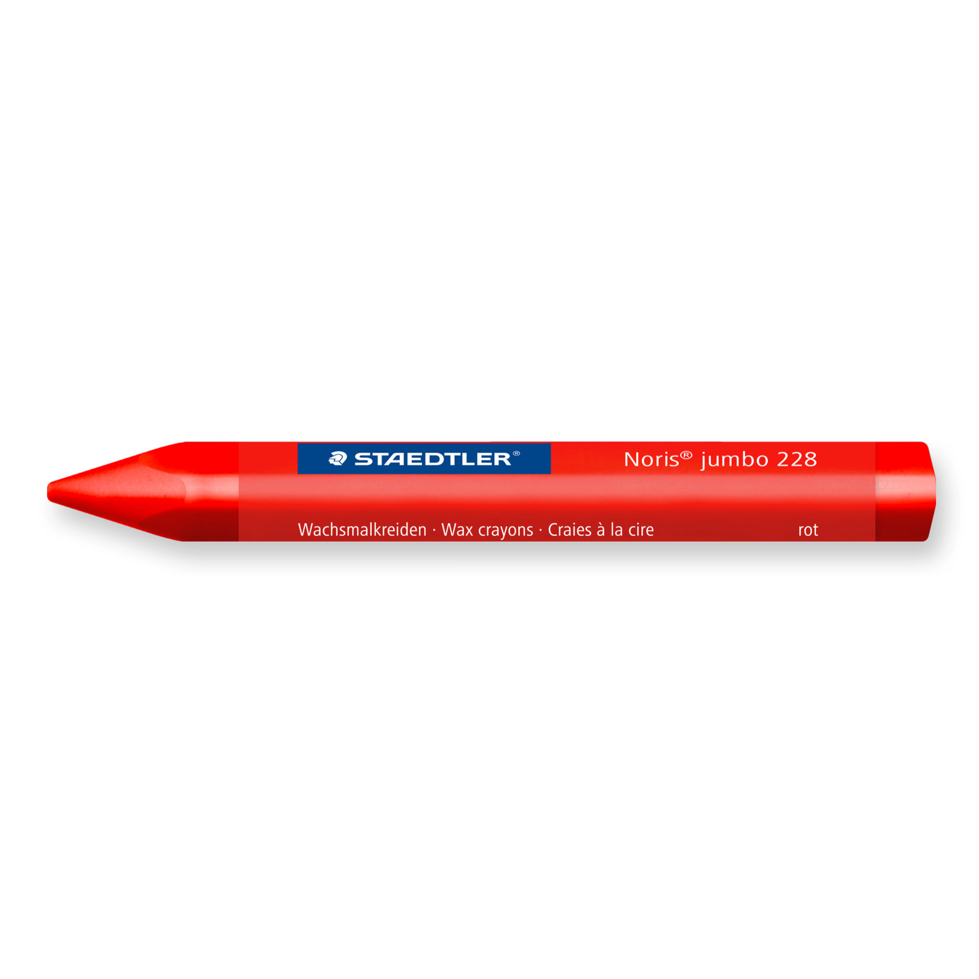 STAEDTLER® Wachsmalstift Noris® jumbo 228 1,4 x 12,2 cm (Ø x L) farbig sortiert 9 St./Pack.