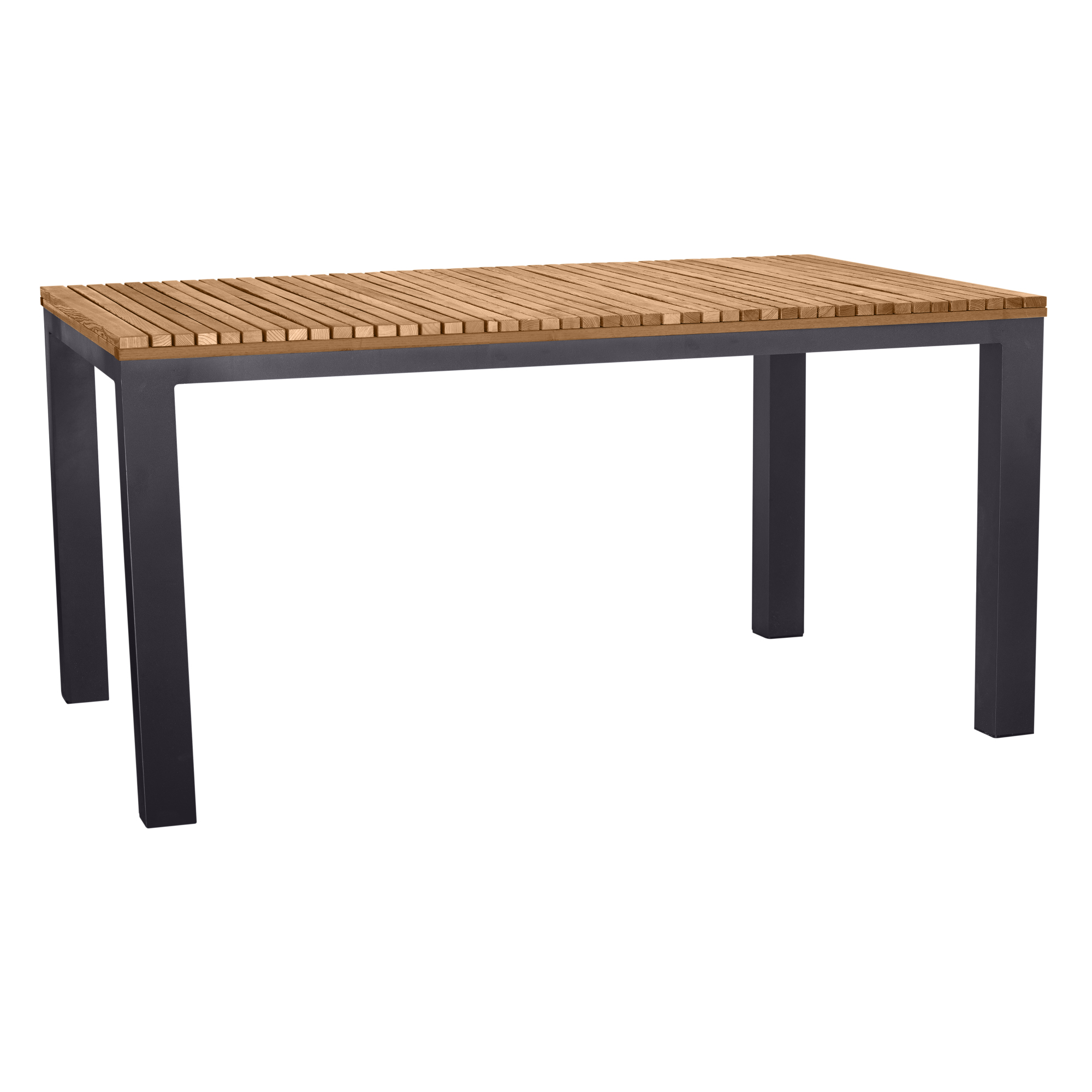 memo Gartentisch Sassa 150 x 77 x 90 cm (B x H x T) wetterfest Robinie, lasiert