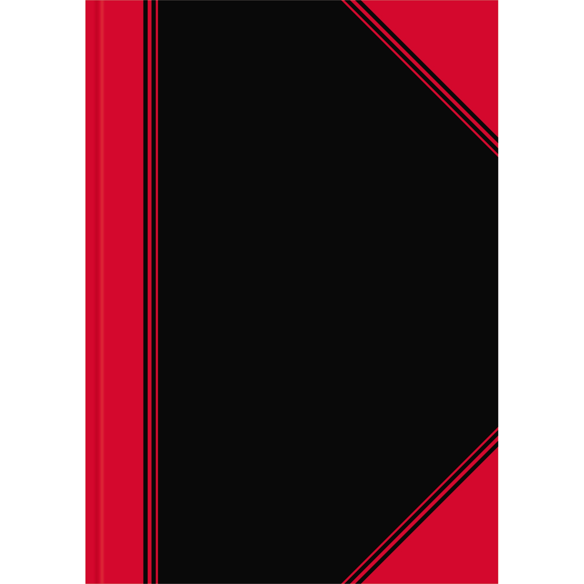 BANTEX Kladde China DIN A4 liniert schwarz/rot 96 Bl.