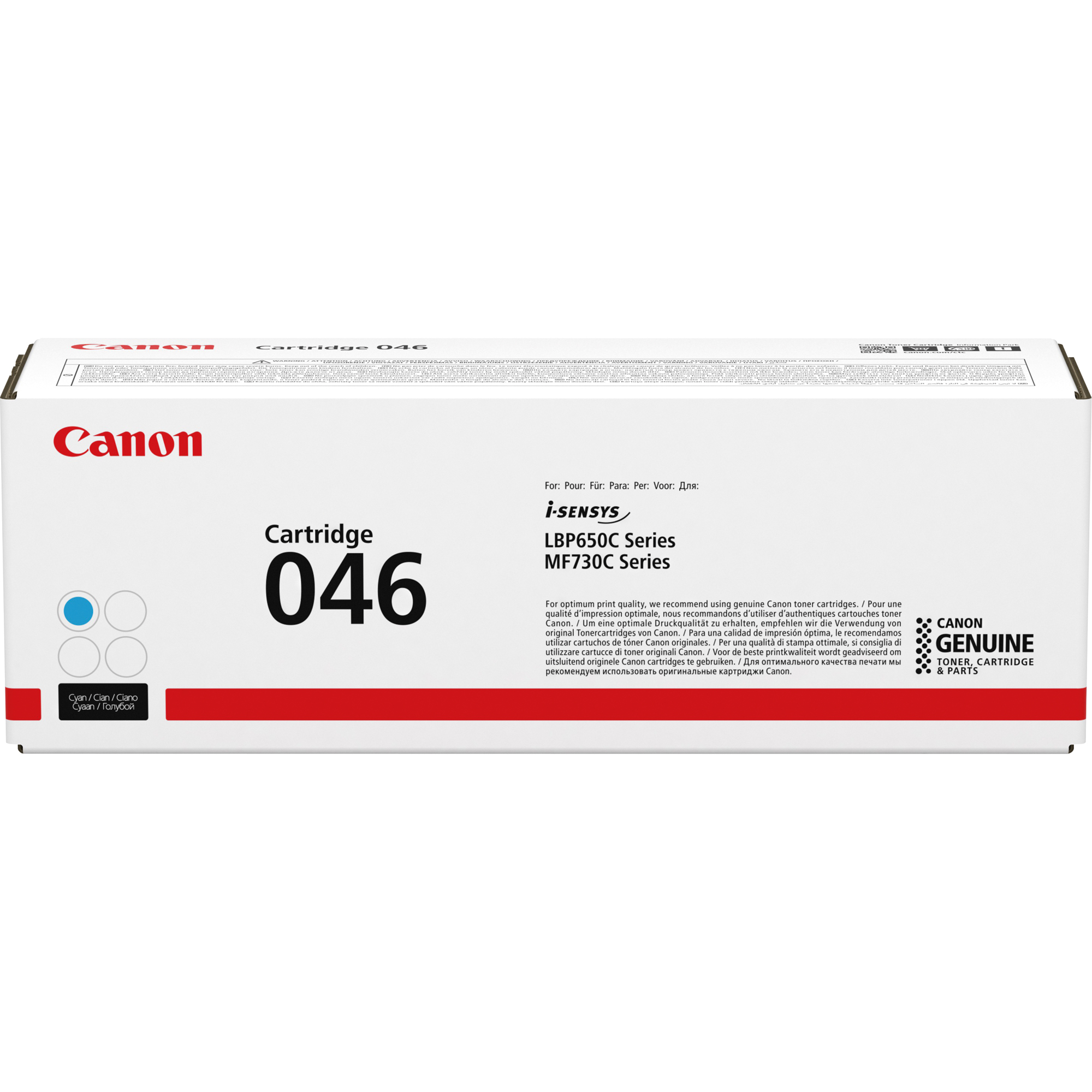 Canon Toner Originalzubehör 046 ca. 2.300 Seiten cyan