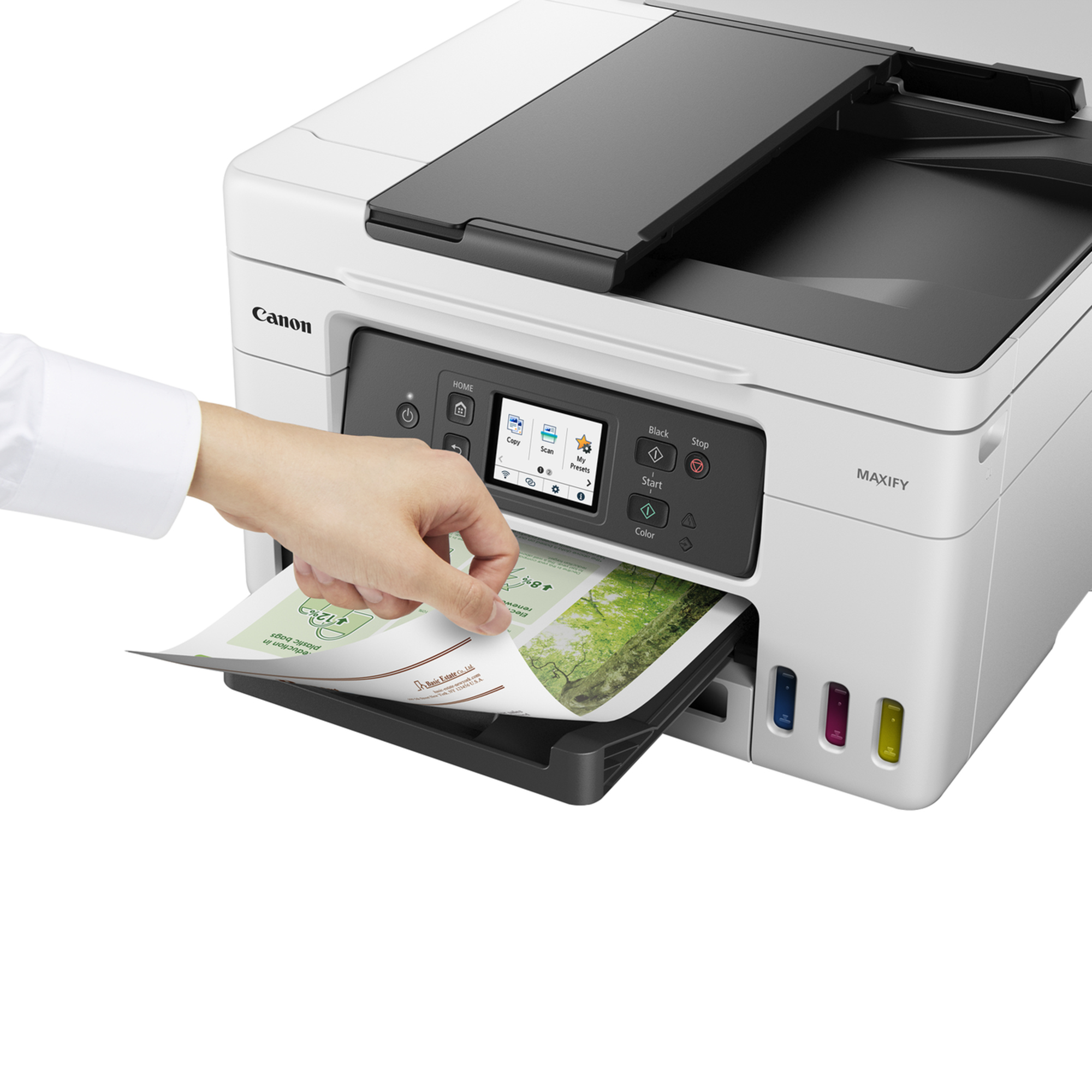 Canon Multifunktionsgerät MAXIFY GX4050 4:1 DIN A4 mit Farbdruck 39,9 x 25,1 x 41,7 cm (B x H x T)