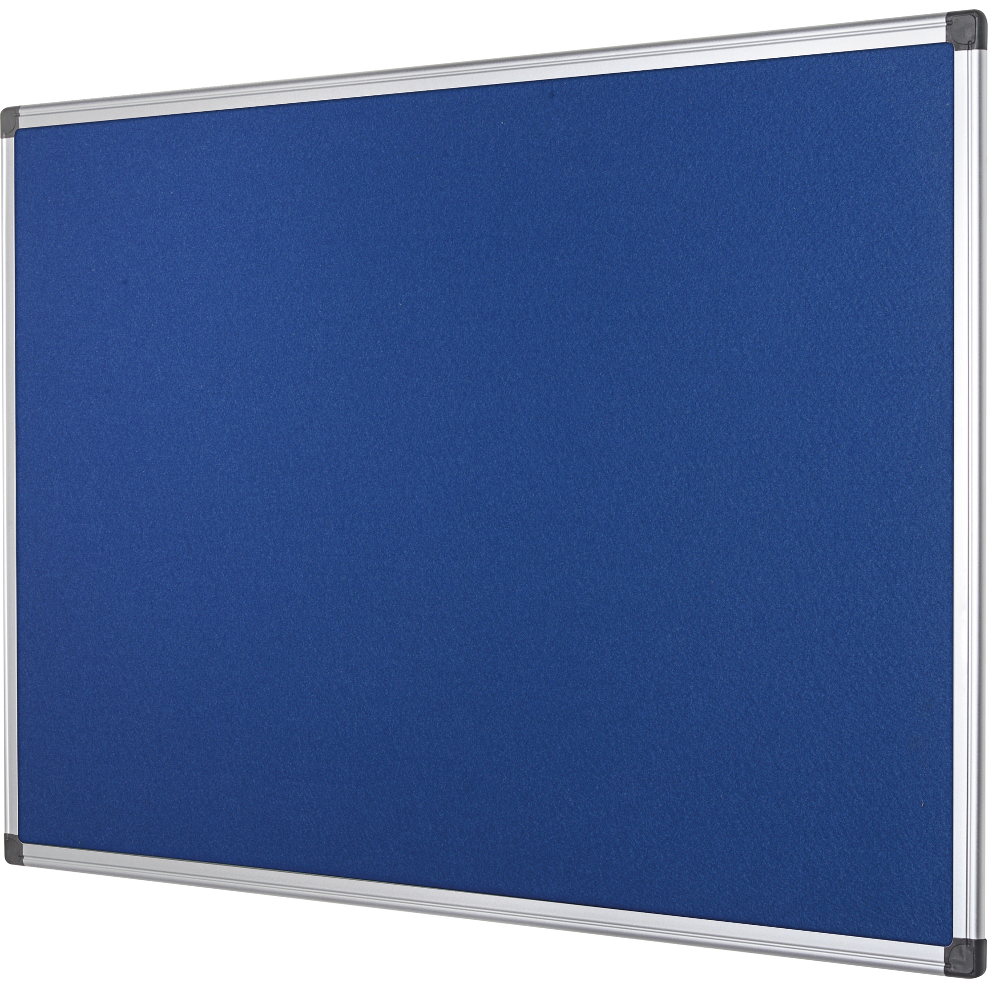 Bi-office Pinnwand Maya 60 x 45 cm (B x H) Maße der Oberfläche: 56 x 41 cm (B x H) Filz Material des Rahmens: Aluminium blau