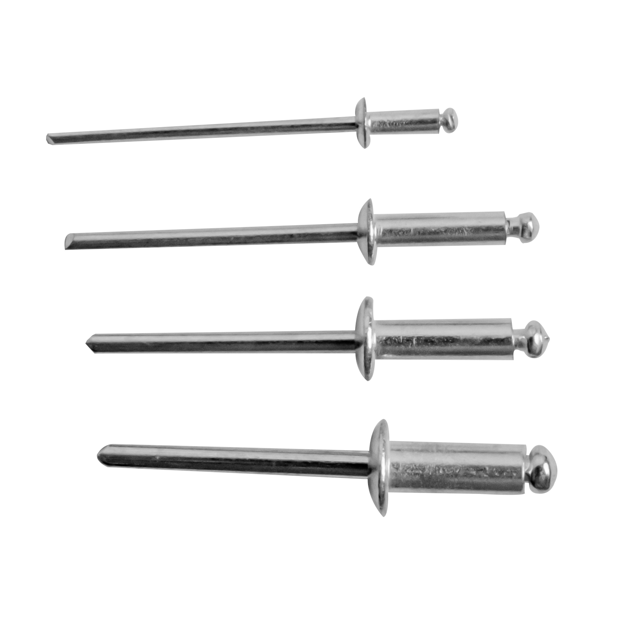 BRÜDER MANNESMANN Nieten Materialstärke: 1-9 mm 2,4/3,2/4/4,8mm 600 St./Pack.