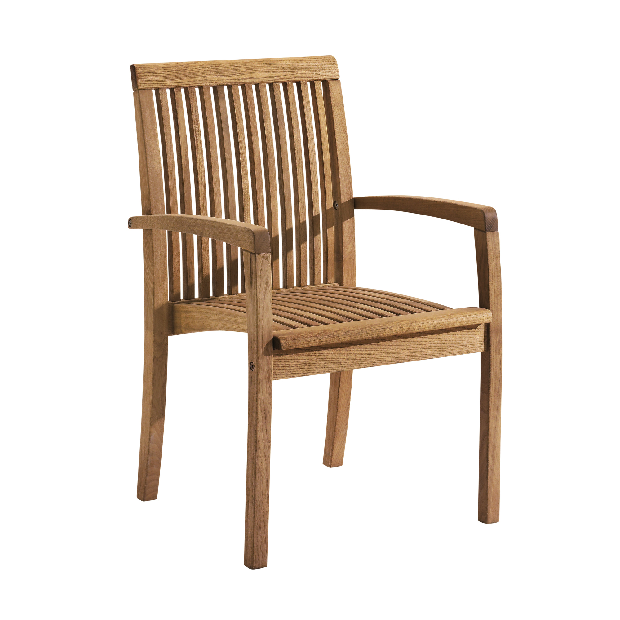 memo Gartenstuhl Enya Niedriglehner 58 x 89 x 58,5 cm (B x H x T) Robinie, lasiert natur