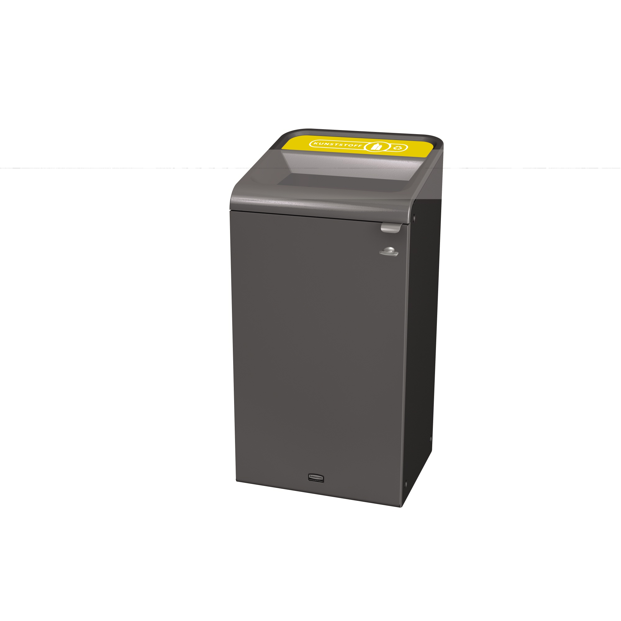 Rubbermaid Abfallsammelsystem 49,5 x 97,5 x 48,9 cm (B x H x T) 87l 1 Sortierfach Stahl, verzinkt