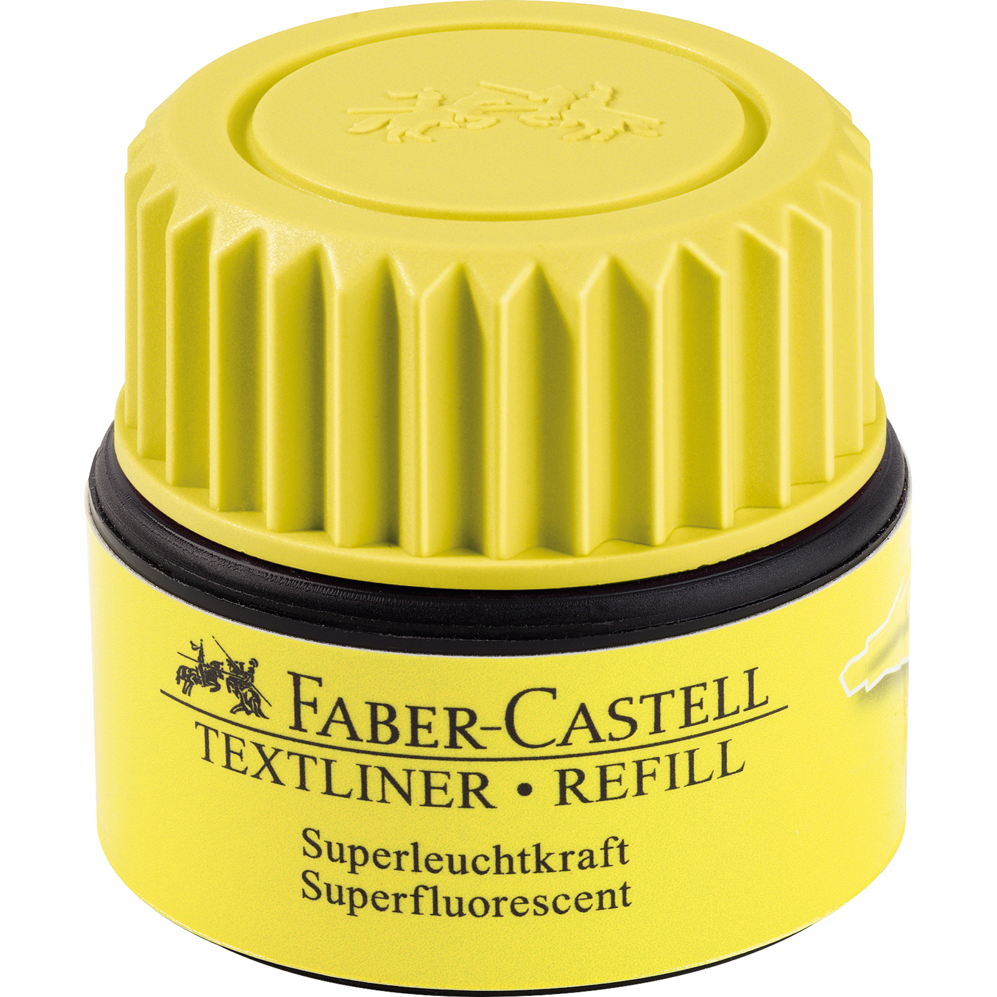 Faber-Castell Nachfülltinte Textmarker Textliner Refill 1549 Textliner Refill gelb 25ml