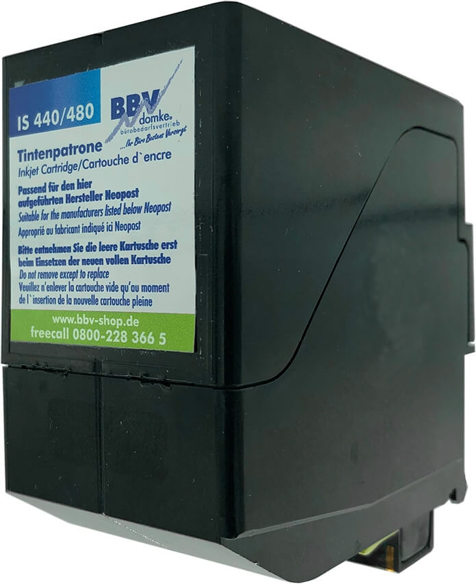BBV-Domke Refill-Farbkartusche für Quadient (ehem. Neopost) IS-440, IS-480, IN-600, IN-700 Frankiermaschinen