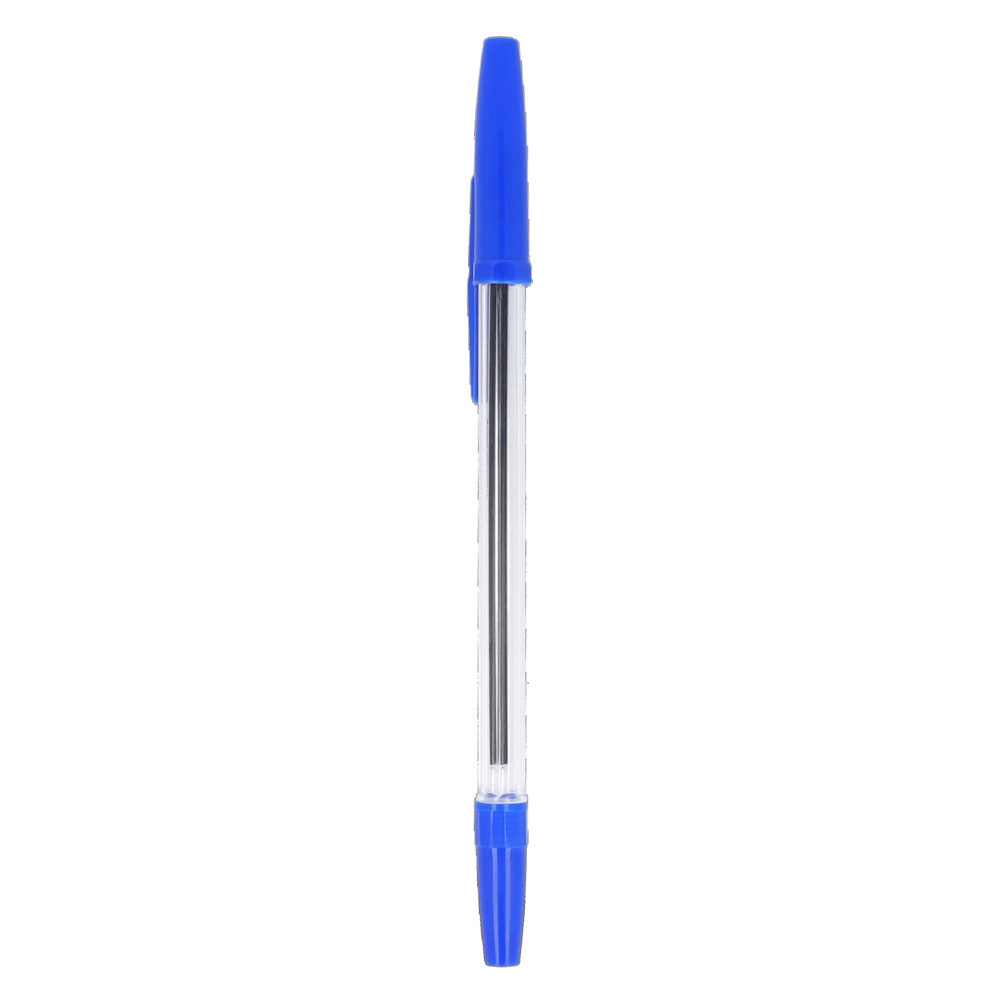 Einwegkugelschreiber blau Kappenmodell dokumentenecht 50 St./Pack.