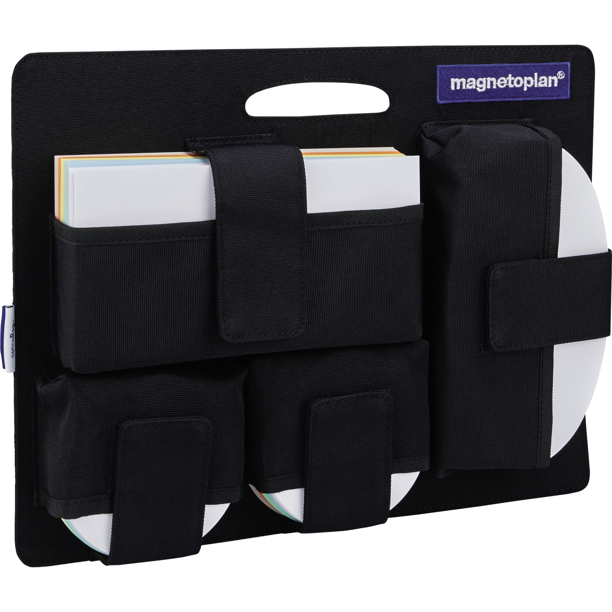 magnetoplan® Moderationstasche Messenger 41 x 38 x 12 (B x H x T) 1.300 Teile Polyester schwarz