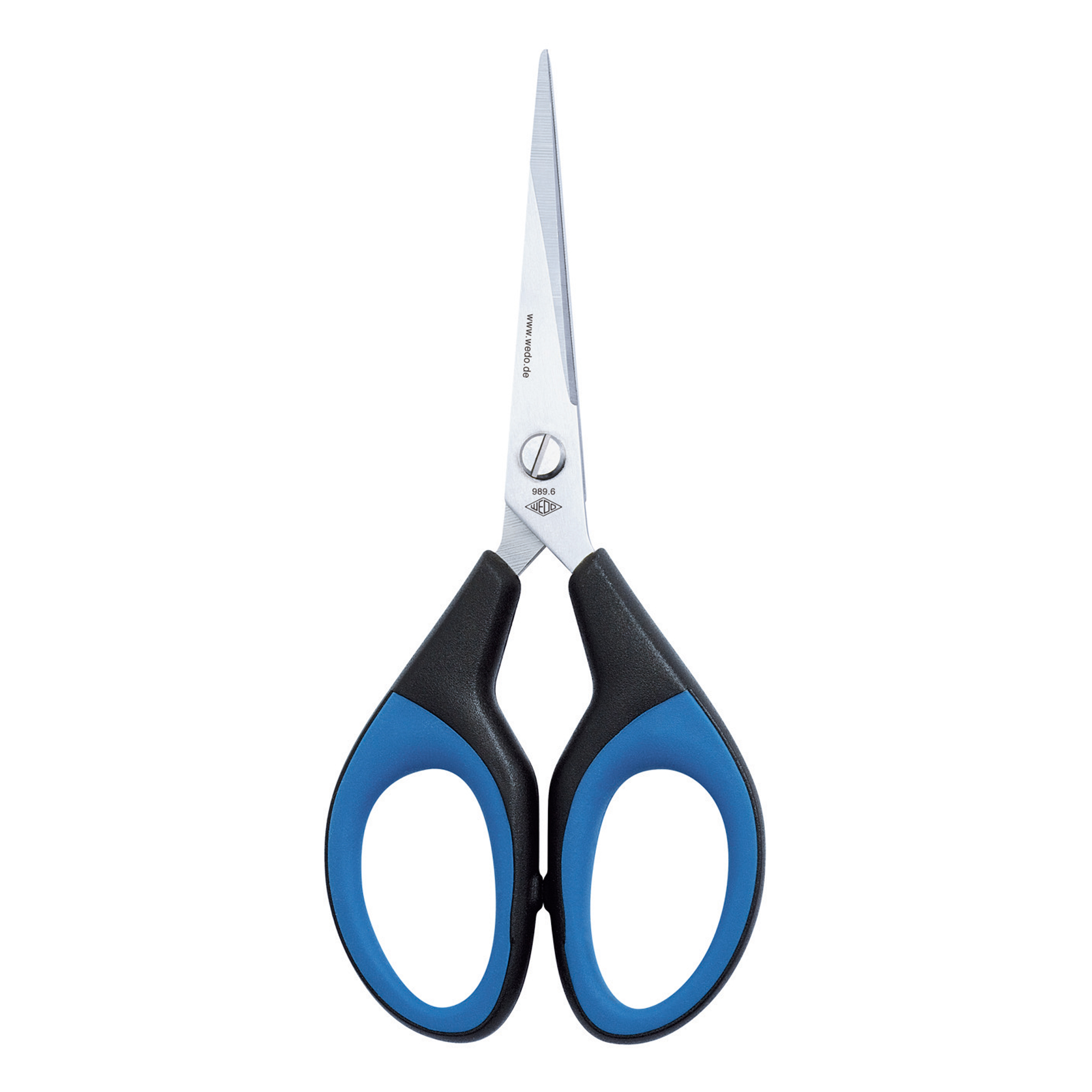 WEDO® Universalschere Soft Cut 152mm Links- und Rechtshänder Edelstahl schwarz/blau