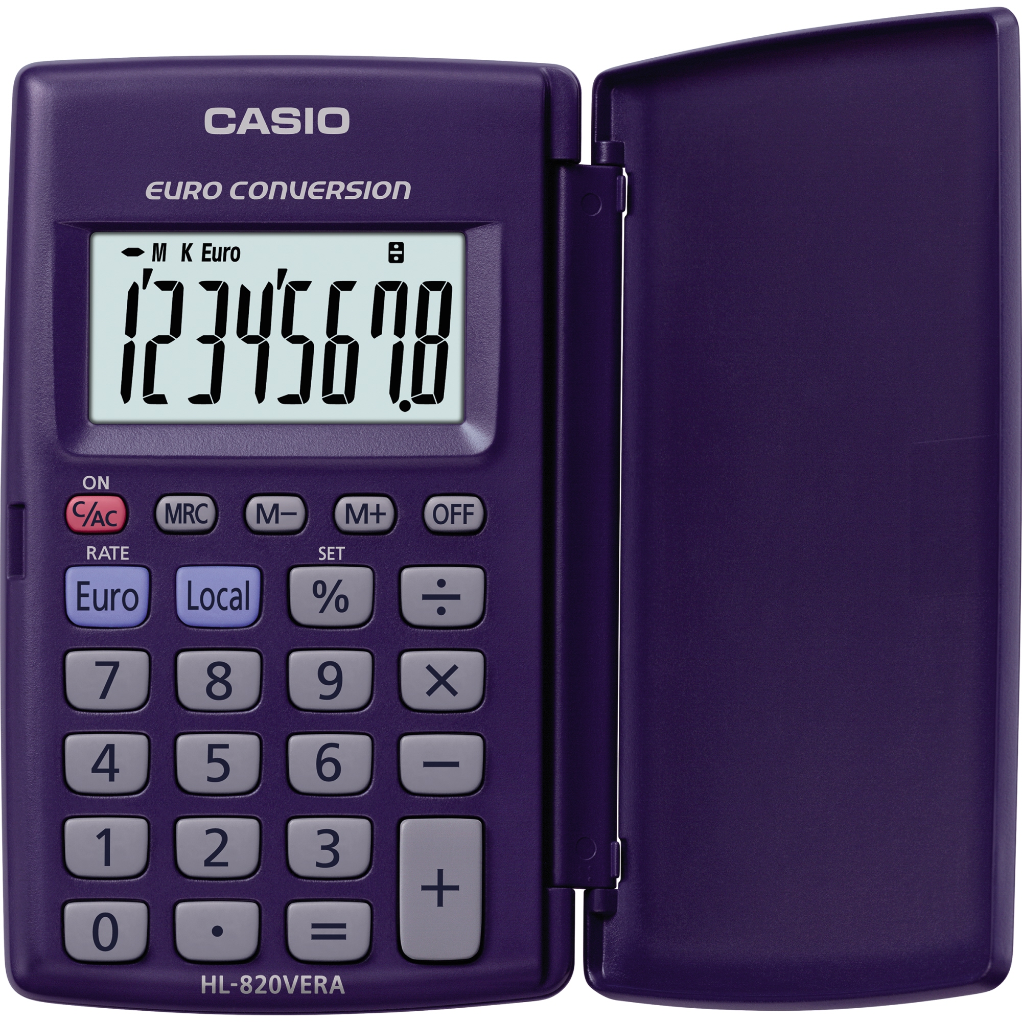 CASIO® Taschenrechner HL-820VERA 1 x 8-stellig blau Batterie