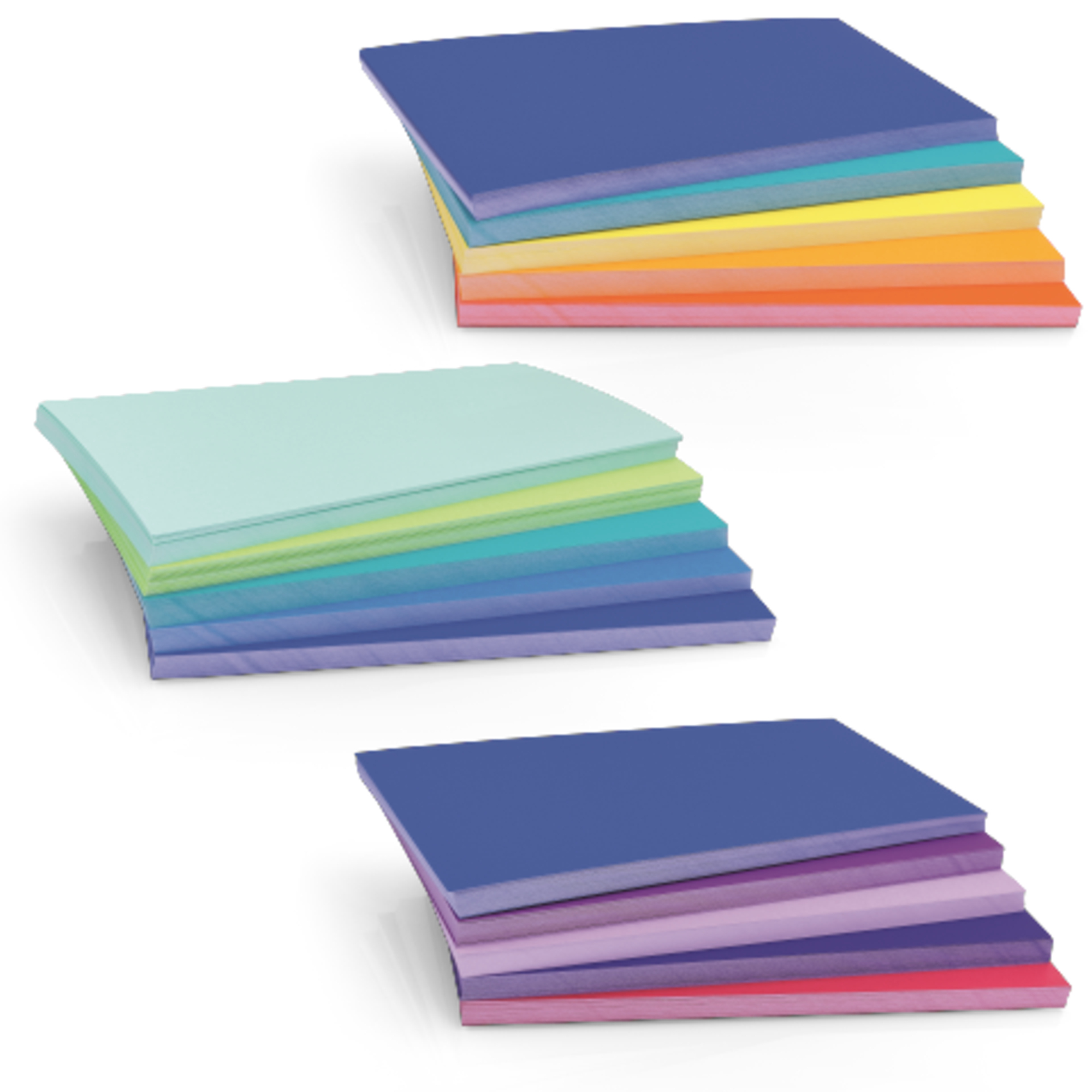 magnetoplan® Moderationskarte Set 1 20 x 10 cm (B x H) 120g/m² Papier farbig sortiert 3 x 250 St./Pack.