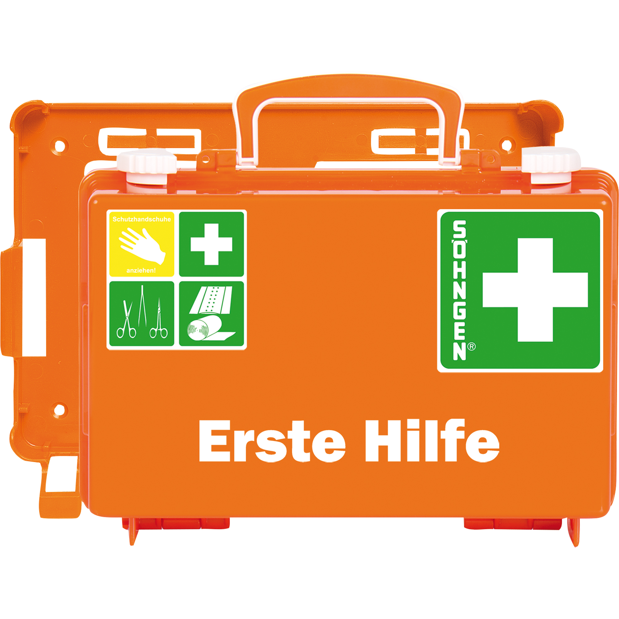 SÖHNGEN® Erste Hilfe Koffer QUICK-CD ca. 26 x 17 x 11 cm (B x H x T) DIN 13157 orange