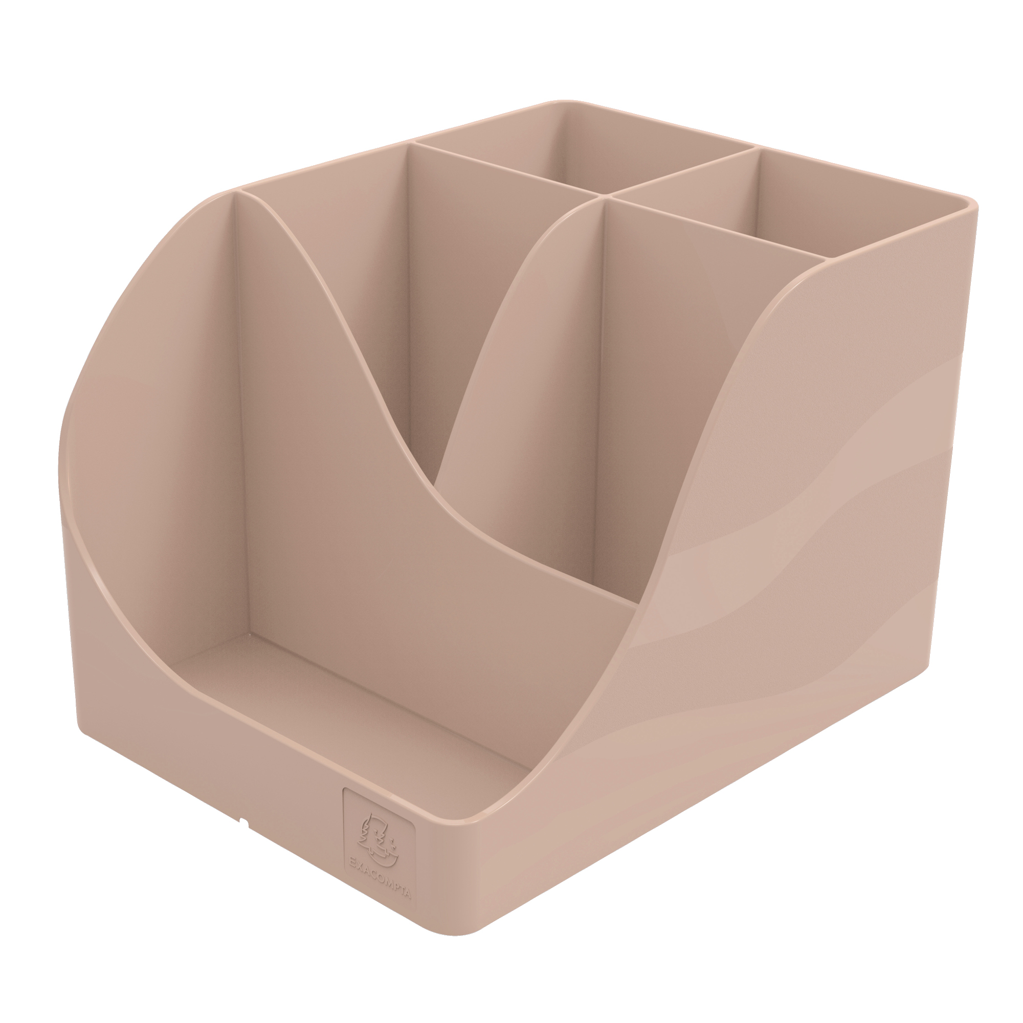 Exacompta Stifteköcher SKANDI 11,9 x 10,9 x 15,5 cm (B x H x T) Polystyrol nude