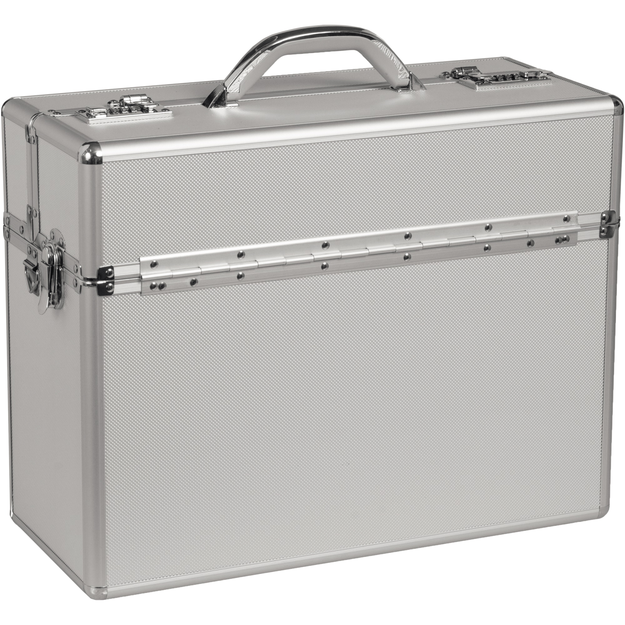 ALUMAXX® Pilotenkoffer ALPHA 47 x 37,5 x 20 cm (B x H x T) Zahlenkombinationsschloss Aluminium silber