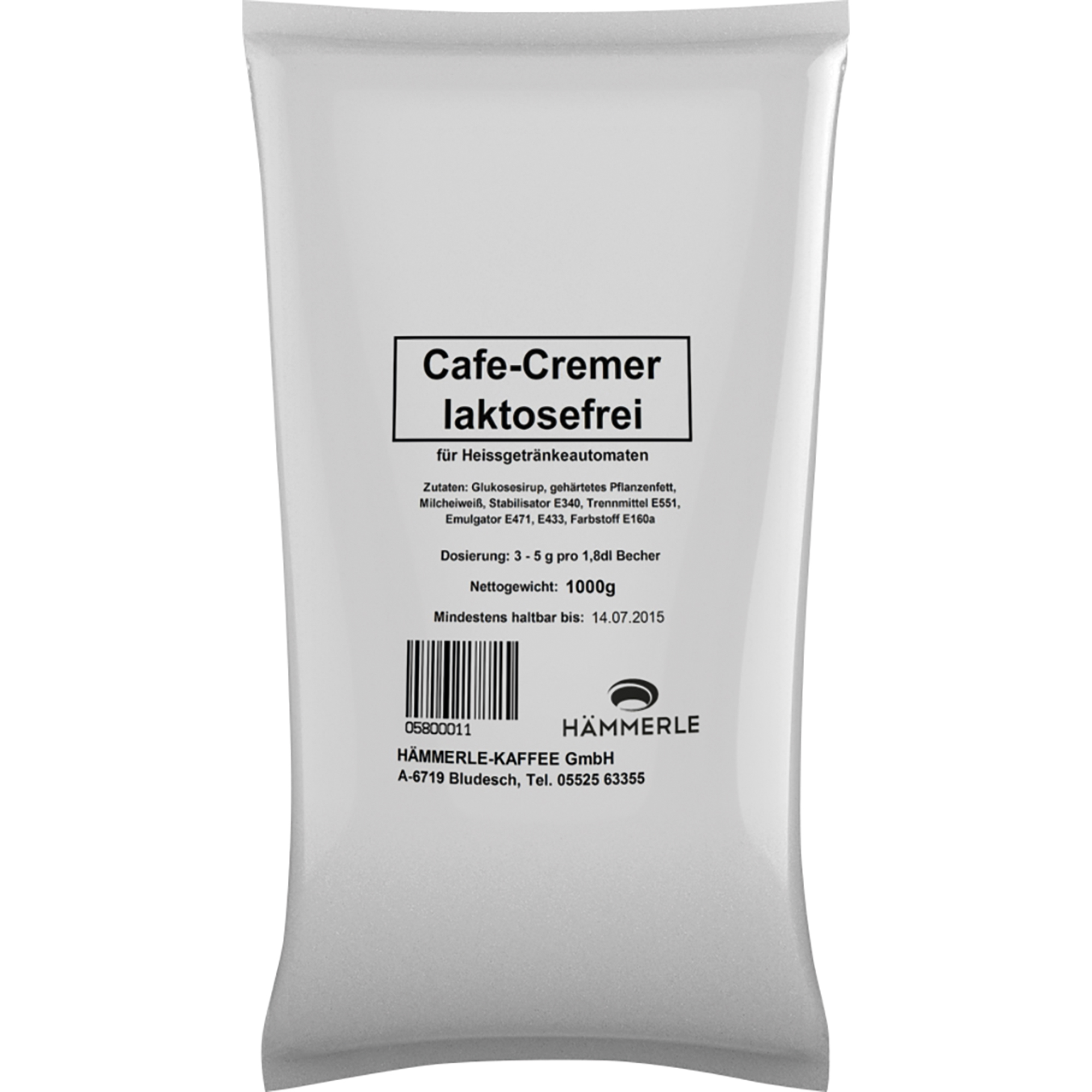 Kaffeeweißer Cafe-Cremer 2,5% 1.000 g/Pack.