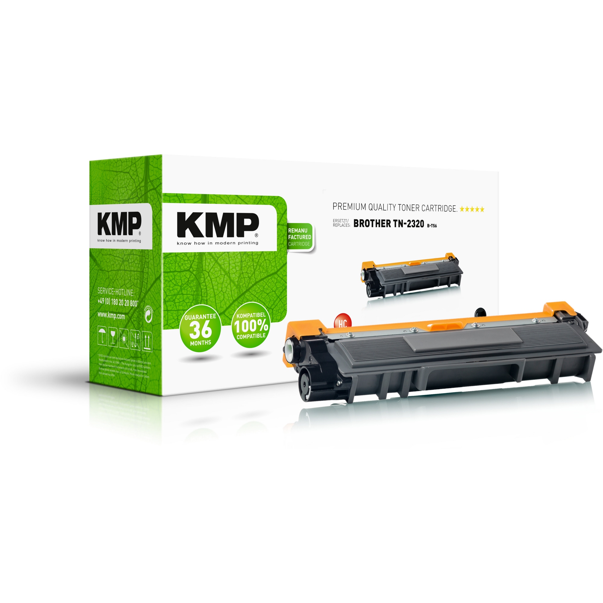 KMP Toner kein Originalzubehör Kompatibel mit: Brother TN-2320 B-T56 ca. 2.600 Seiten schwarz