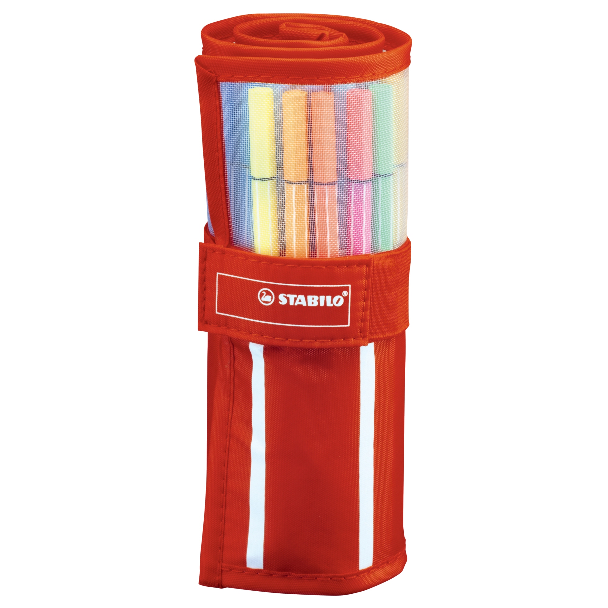 STABILO® Fasermaler Pen 68 Rollerset 1mm farbig sortiert nicht auswaschbar 30 St./Pack.