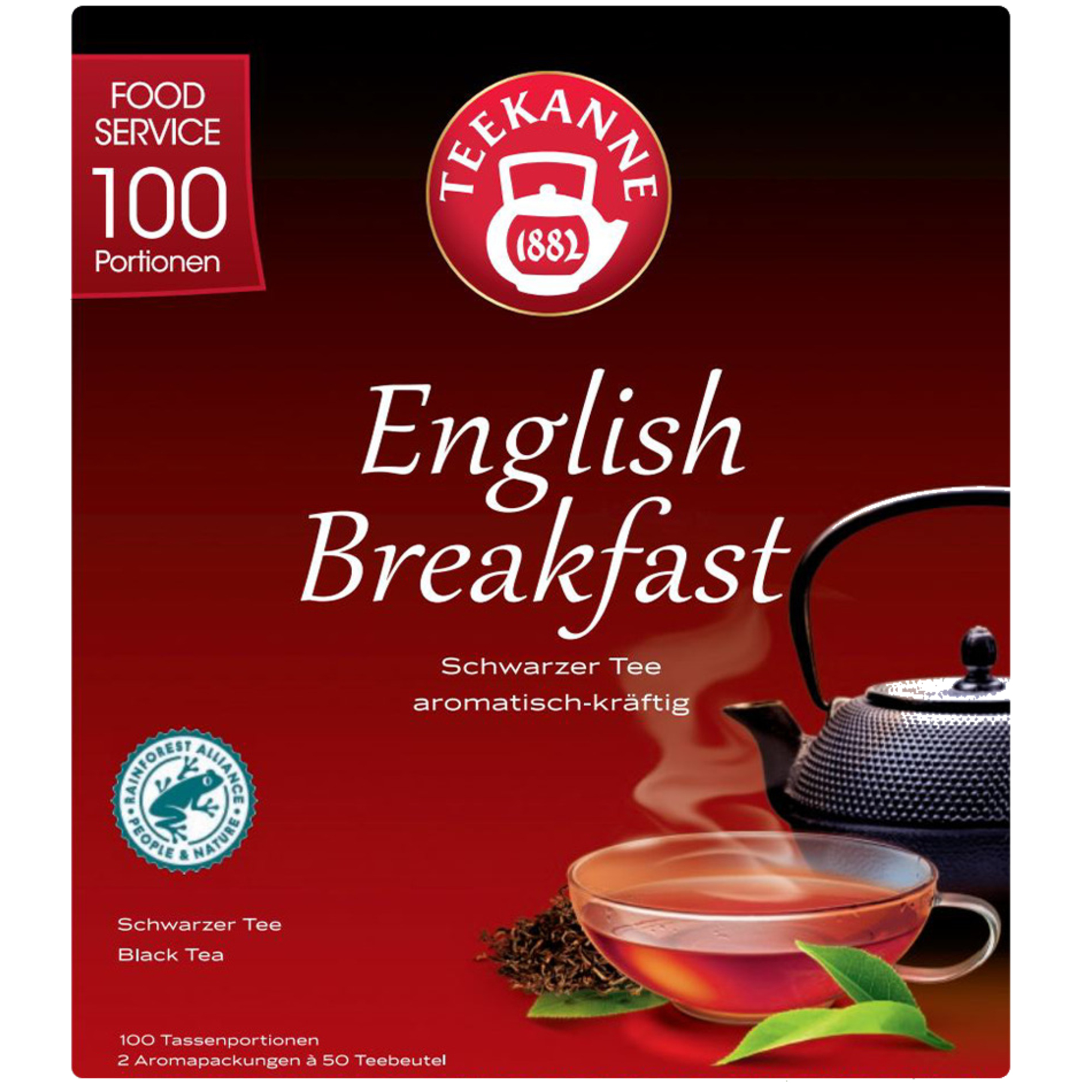 Teekanne Tee English Breakfast 100 Btl./Pack.