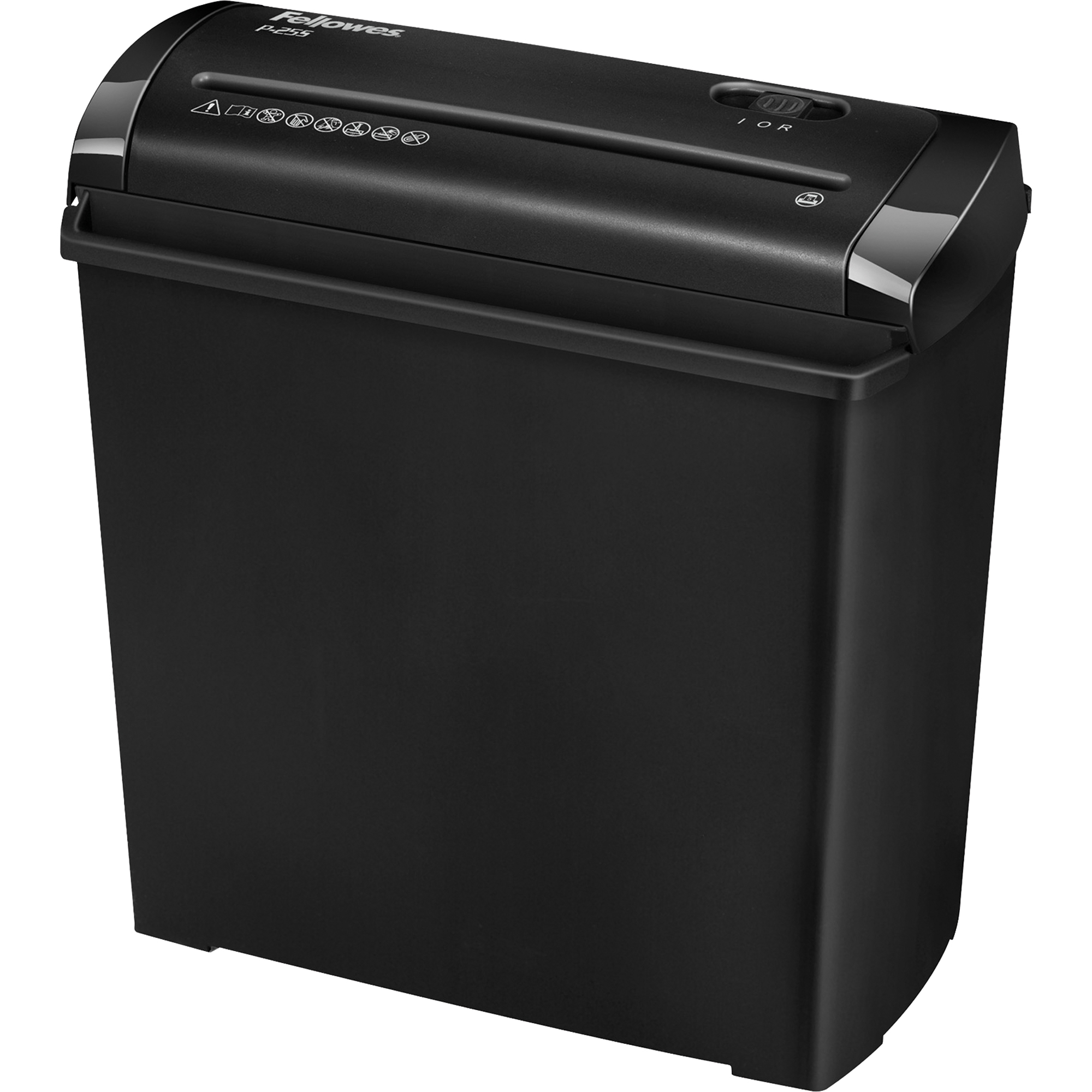 Fellowes® Aktenvernichter Powershred® P-25S P-1 Papier Streifenschnitt 5 Bl. schwarz