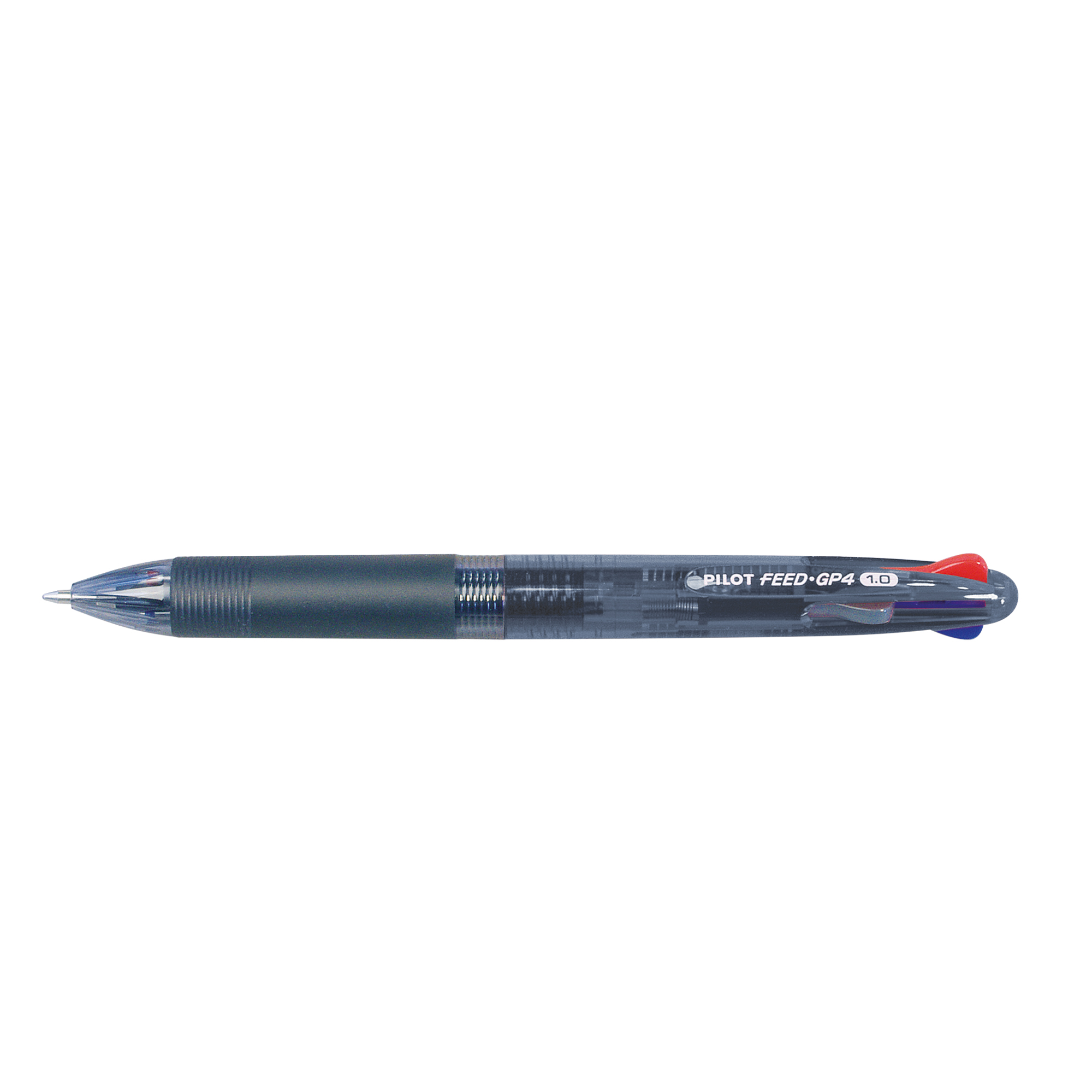 PILOT Mehrfarbkugelschreiber Feed GP 4 BeGreen 0,4mm rot, blau, grün, schwarz 2123 Druckmechanik dokumentenecht