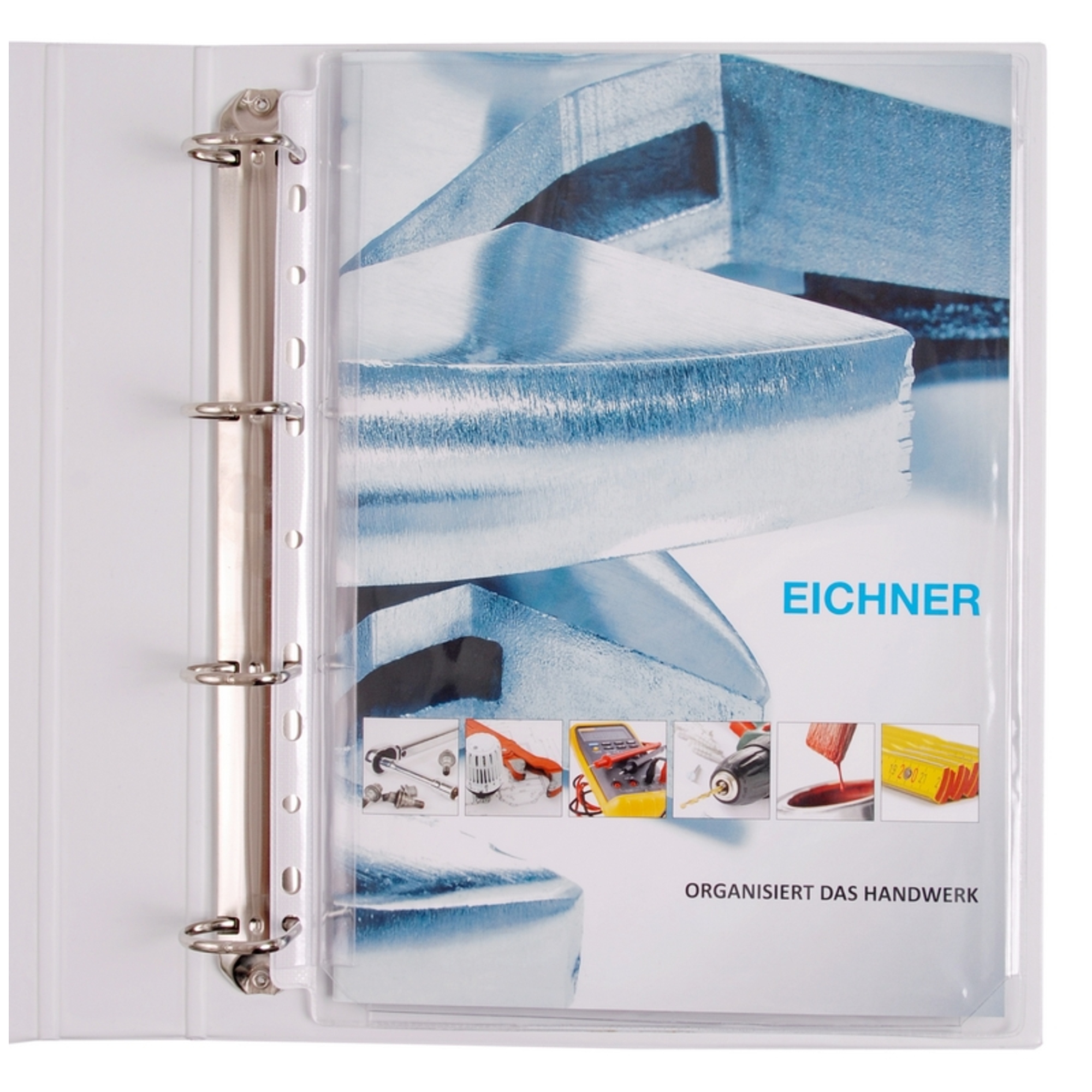 EICHNER Prospekthülle DIN A4 180µm oben offen PVC transparent 10 St./Pack.