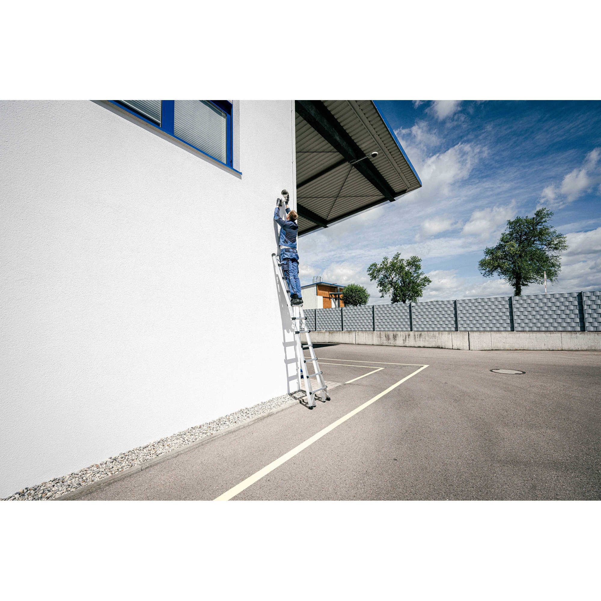 MUNK Teleskopleiter 63,5 x 158,5 x 19,7 cm (B x H x T) 150kg Aluminium