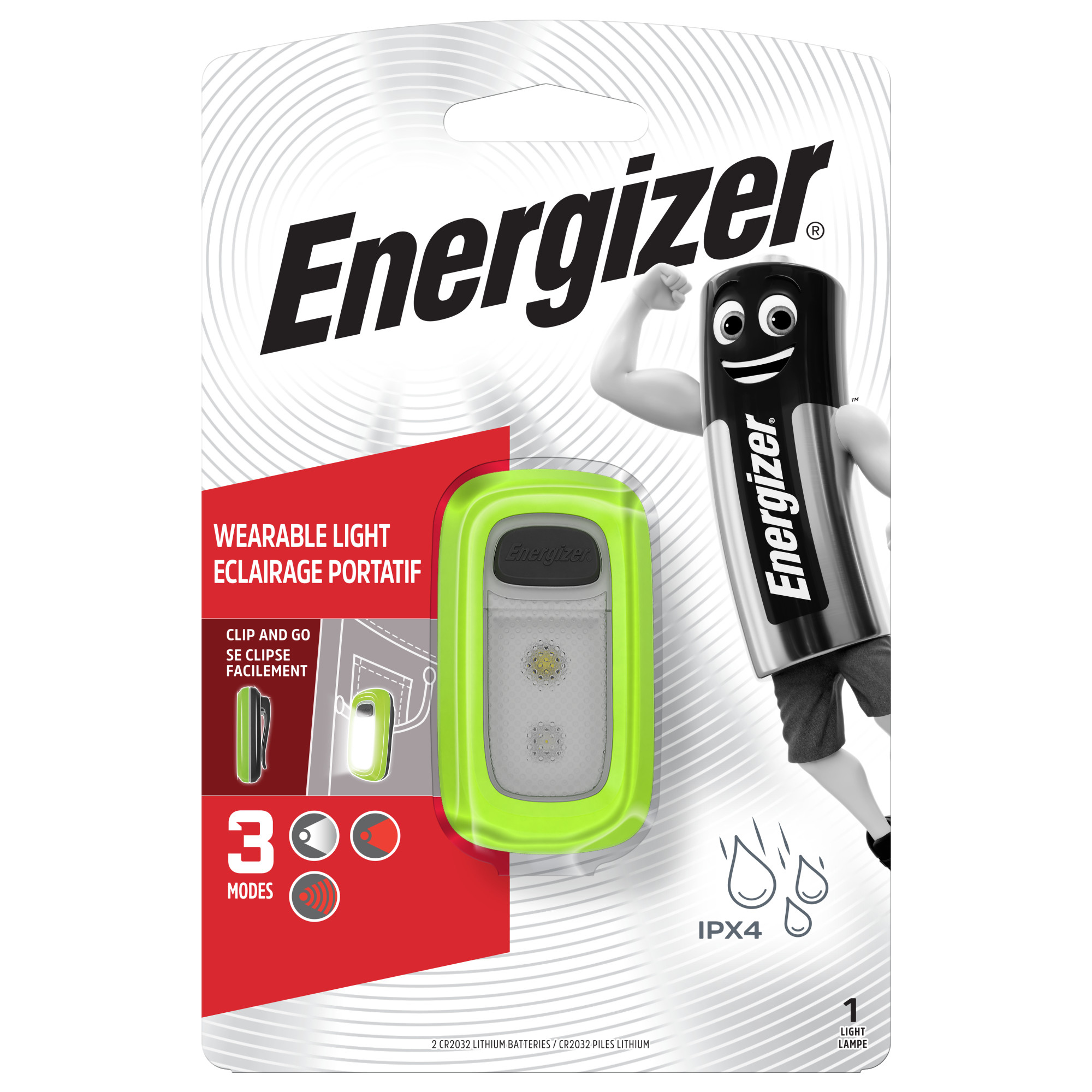 Energizer® Taschenlampe Wearable Light 30lm LED Kunststoff