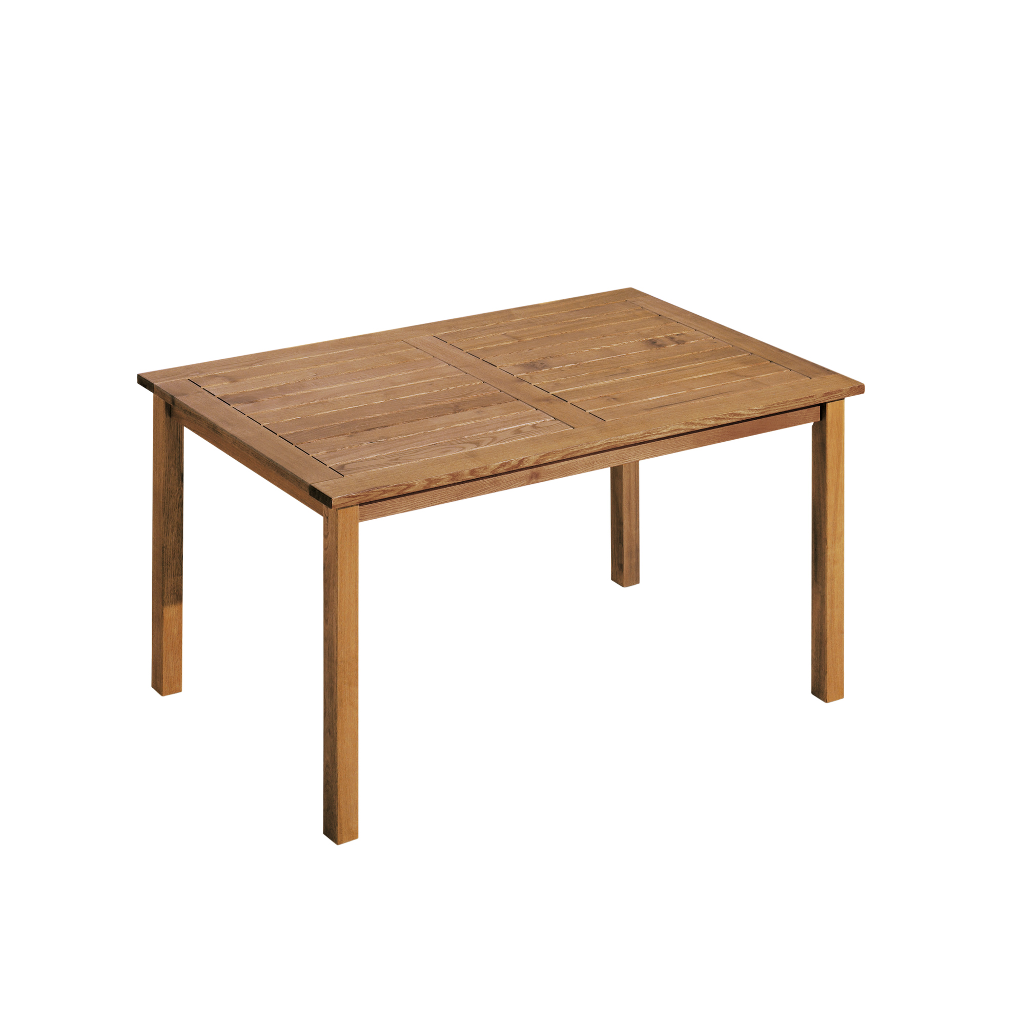 memo Gartentisch Solano 150 x 75 x 90 cm (B x H x T) wetterfest Massivholz, lasiert natur