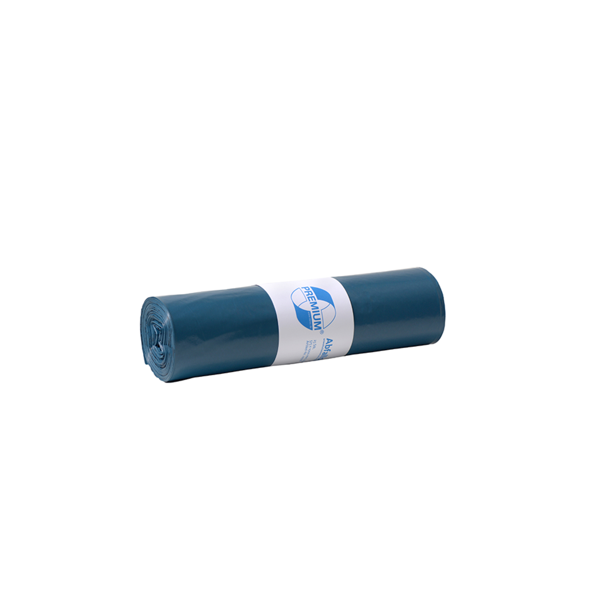 PREMIUM Müllbeutel Typ 60 57,5 x 100 cm (B x H) 40µm 70l LDPE, 100 % recycelt blau 25 St./Pack.