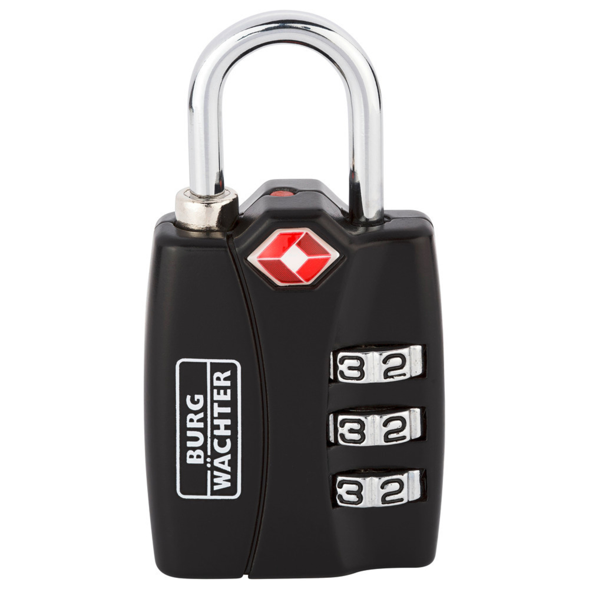 BURG-WÄCHTER Kofferschloss TSA 78 30 Zahlenkombinationsschloss 30,8 x 58,8 x 13,9 mm (B x H x T) Zink-Druck-Guss schwarz