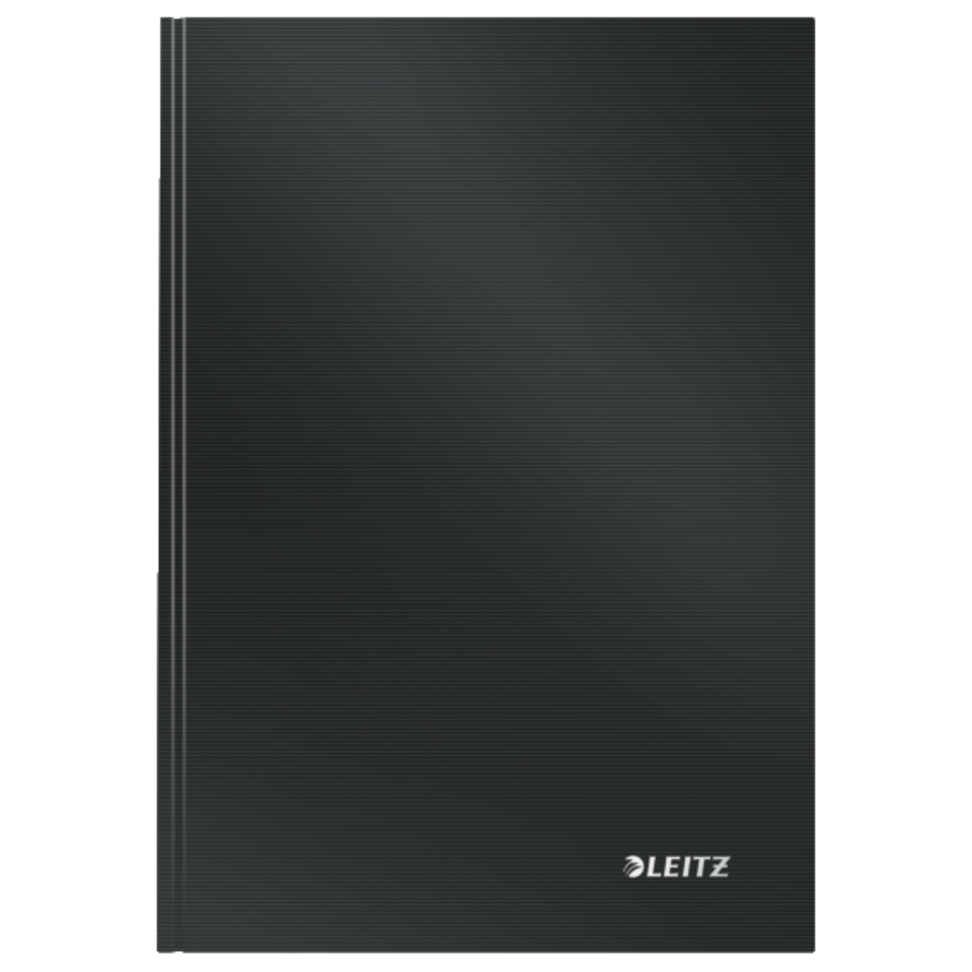 Leitz Notizbuch Solid DIN A5 liniert schwarz 80 Bl.