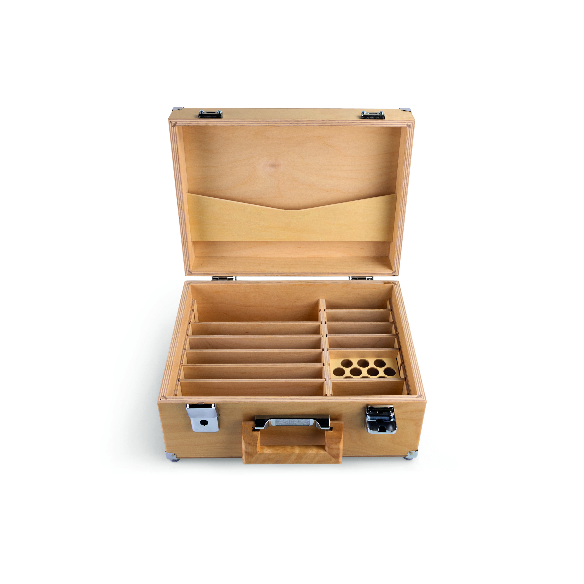 magnetoplan® Moderationskoffer Wood Series 36 x 27 x 17 cm (B x H x T) Birkenholz hellbraun