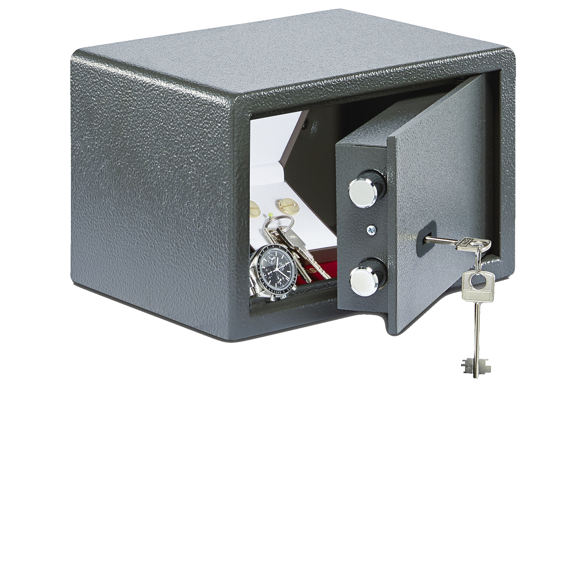 BURG-WÄCHTER Möbeltresor Pure-Safe 110 K 27,6 x 17,6 x 13,8 cm (B x H x T) 47mm Stahl anthrazit