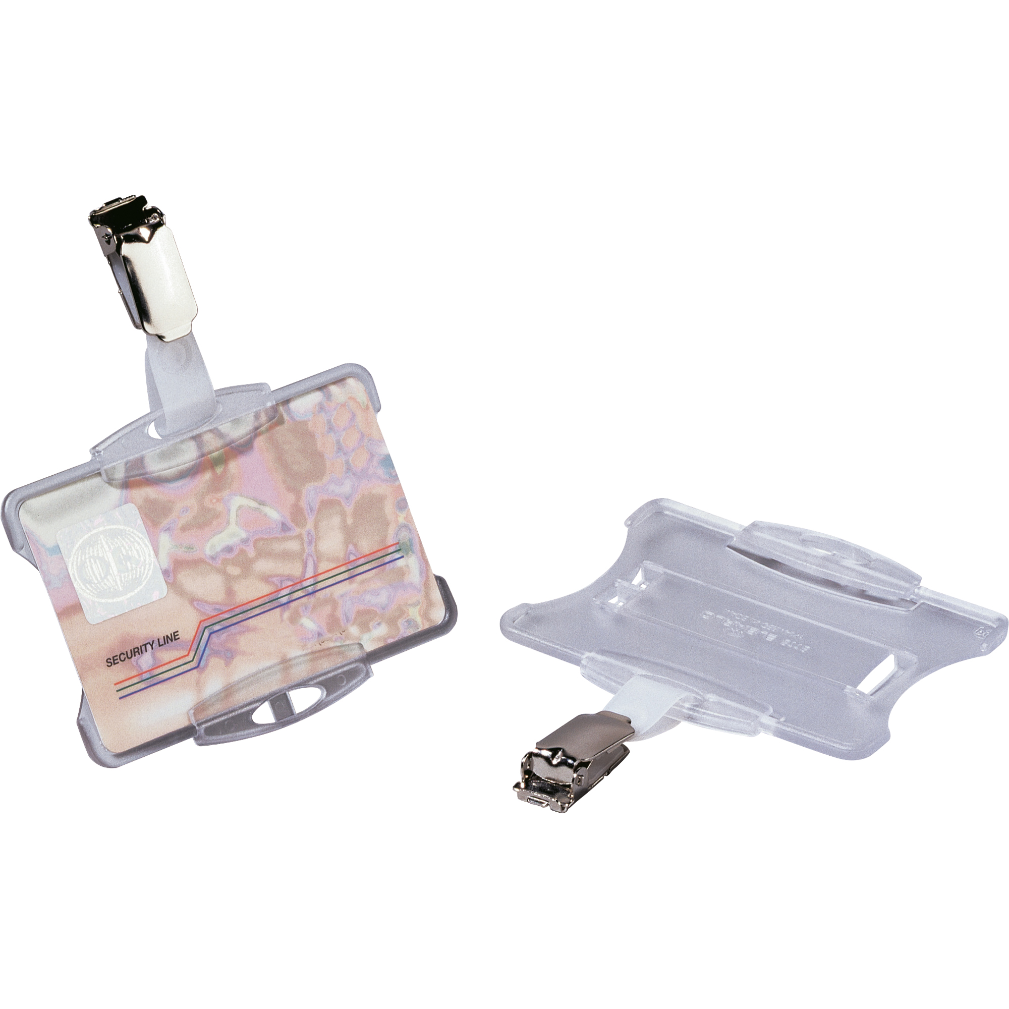 DURABLE Ausweishalter 87 x 54 mm (B x H) Polystyrol transparent 25 St./Pack.
