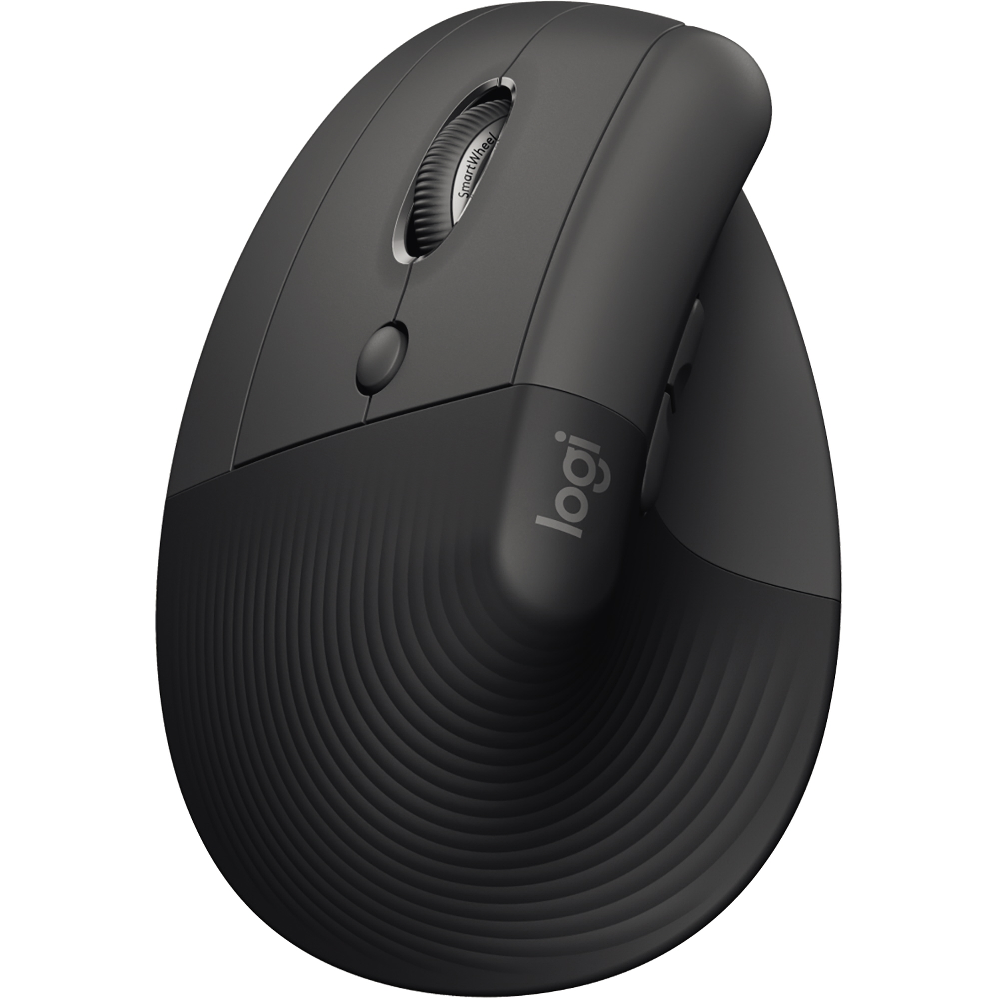 Logitech Optische PC Maus Lift Linkshänder ergonomisch USB-A 10m Batterie inkl. Bolt USB-Empfänger, Schnellstartanleitung graphite