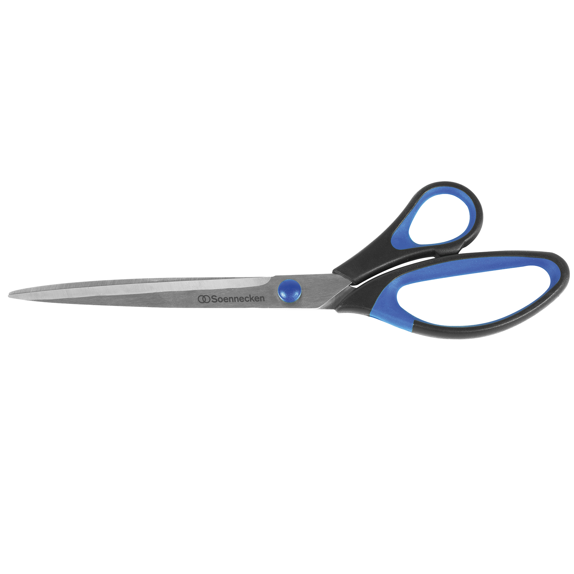 Soennecken Universalschere 249mm Rechtshänder Edelstahl blau/schwarz