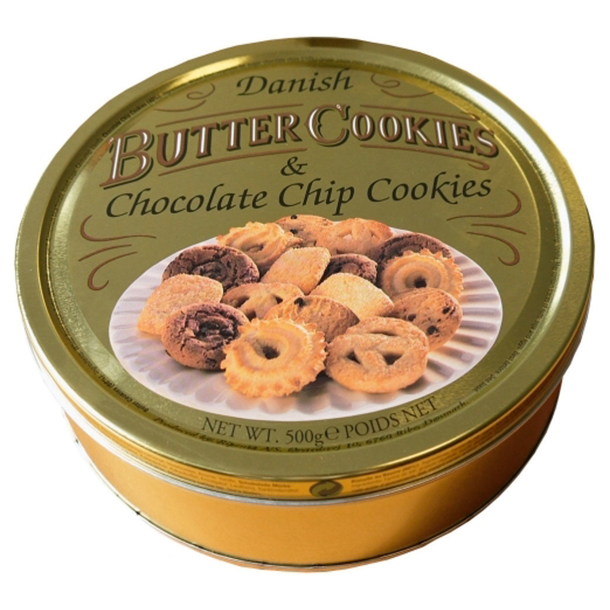 Royal Dansk Gebäckmischung Dänische Butter-Cookies Dose 500 g/Pack.