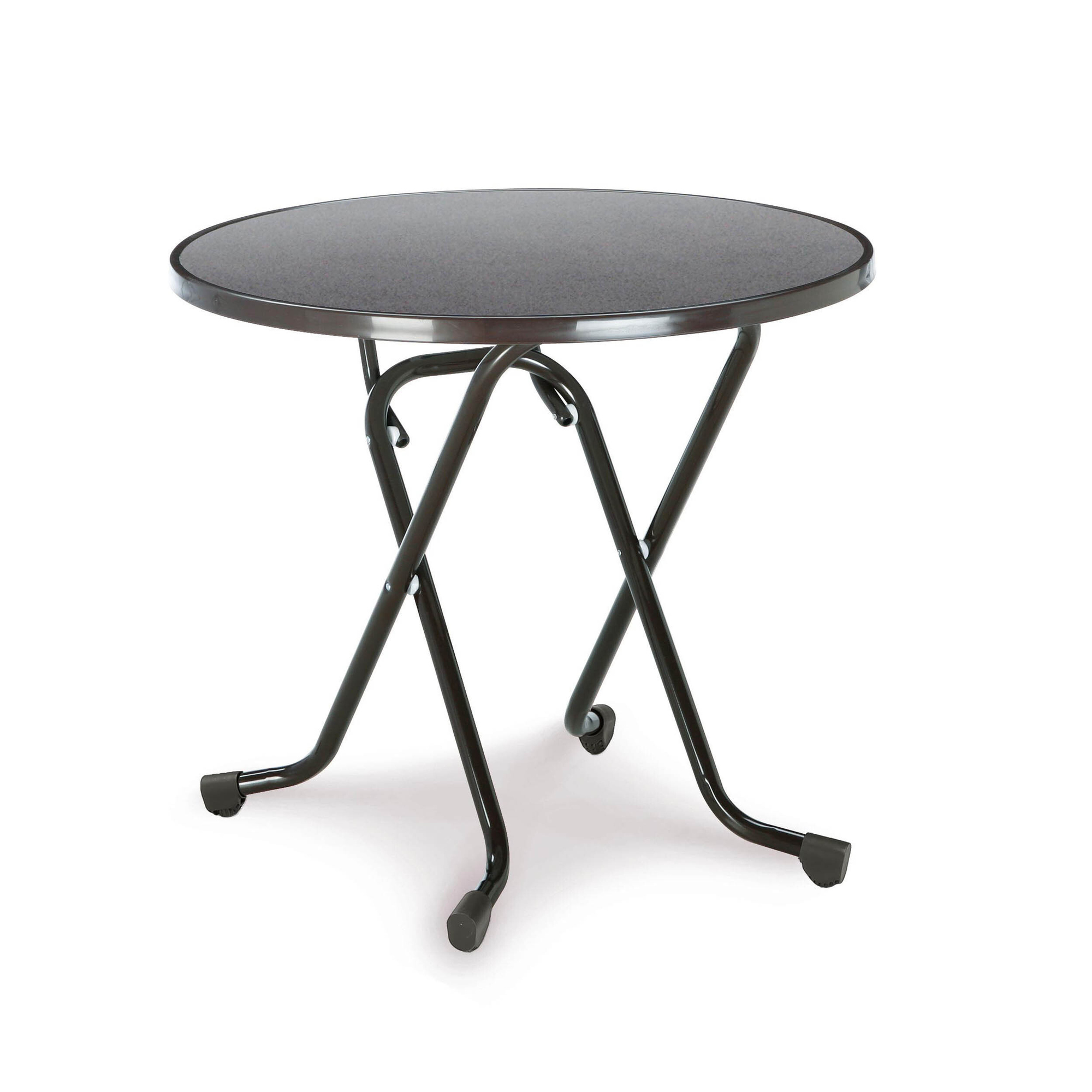 BEST Klapptisch Dublin 800 x 730 mm (Ø x H) Alcolit, laminiert anthrazit